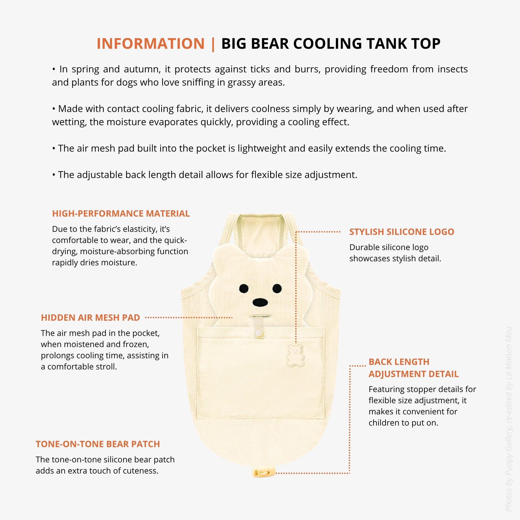Dog Cooling Tank Top – Big Bear Lavender