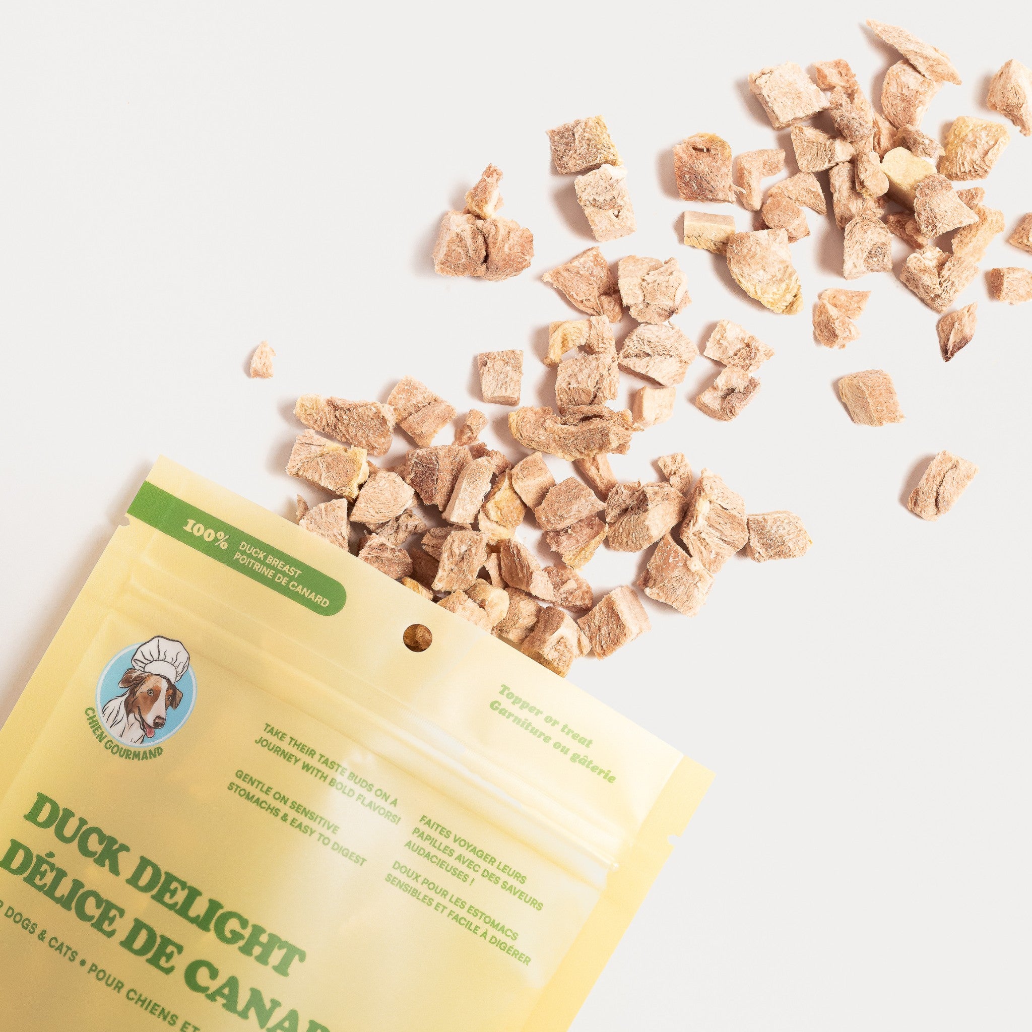 Duck breast freeze dried healthy dog treats single ingredient