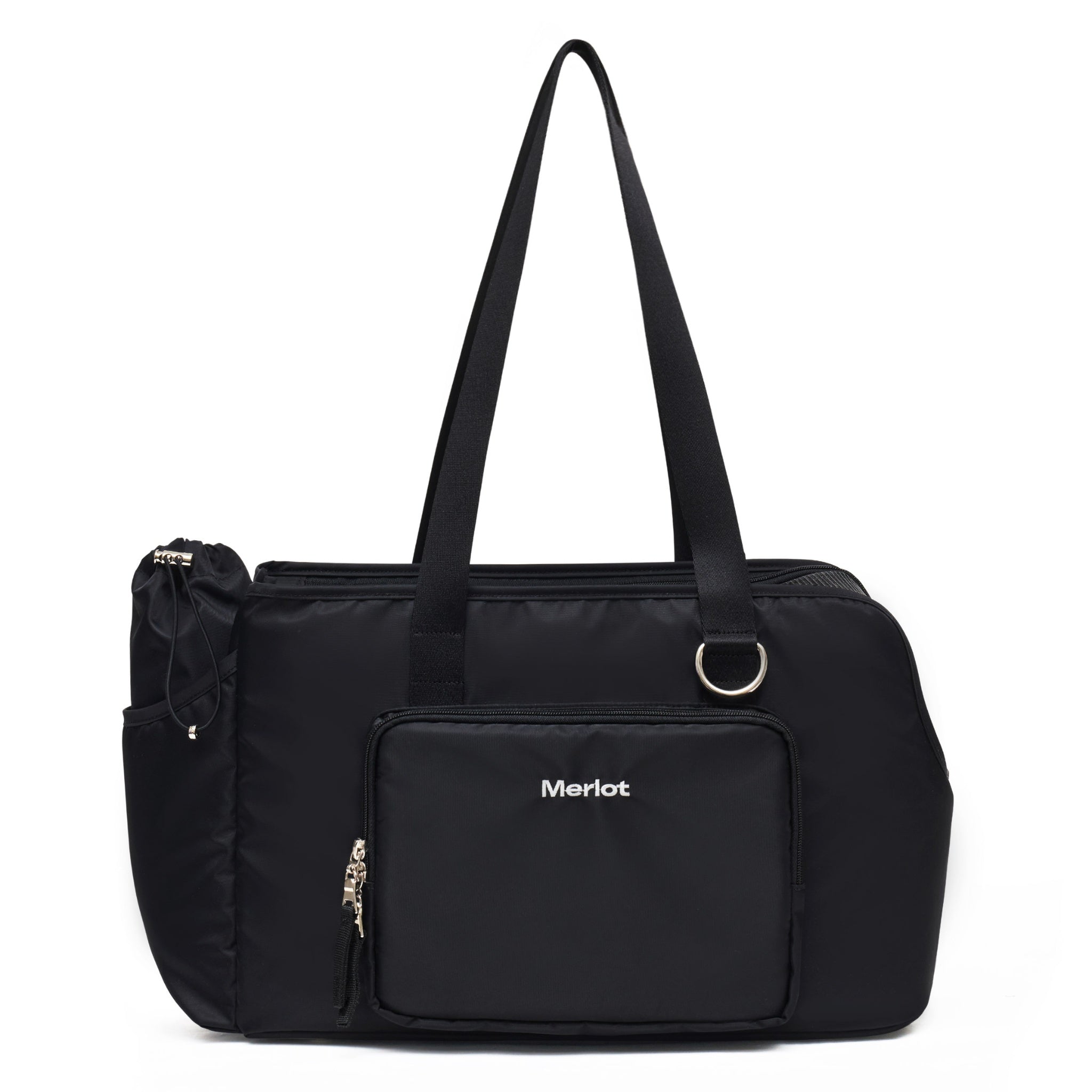 Dog Carrier Bag – Mermer™ Bag Black - Merlot - La Maison Mou