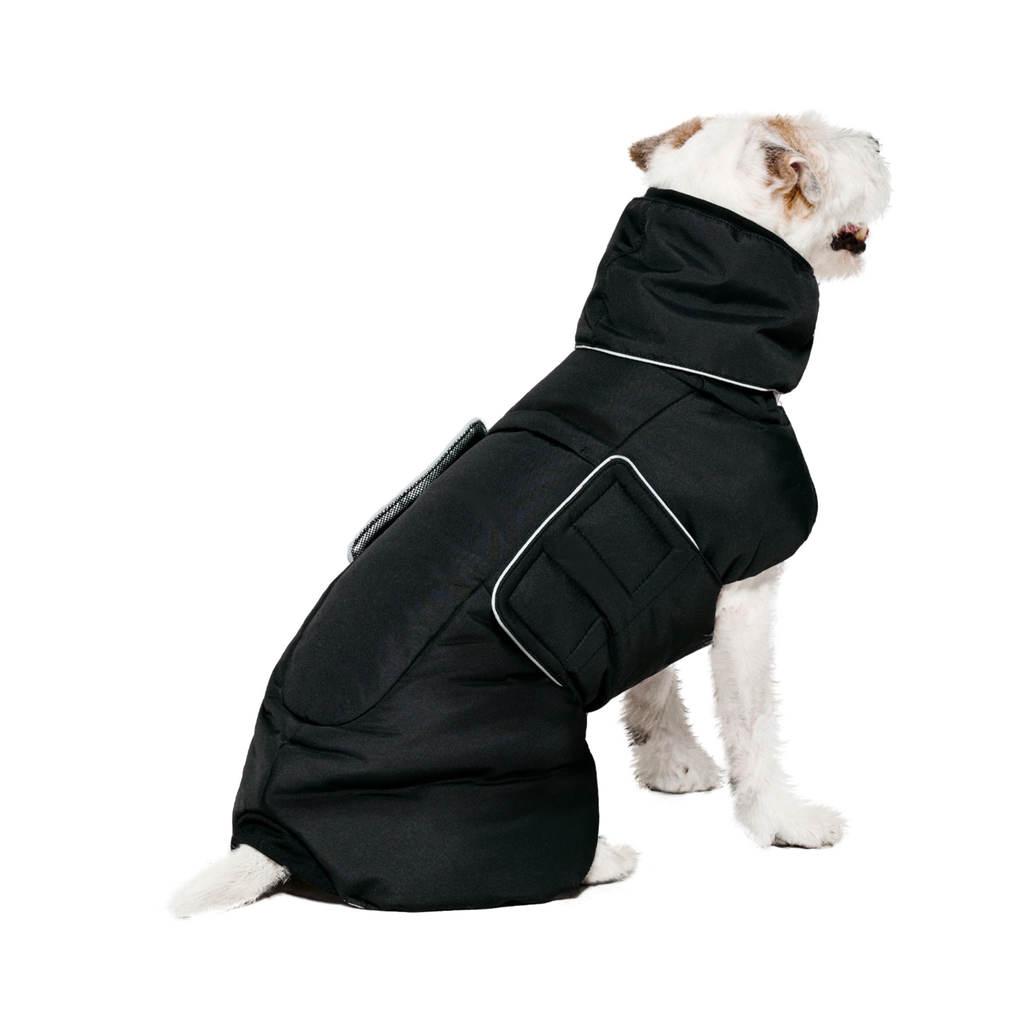 Dog Coat – Ain™ Puffer Black - Merlot - La Maison Mou