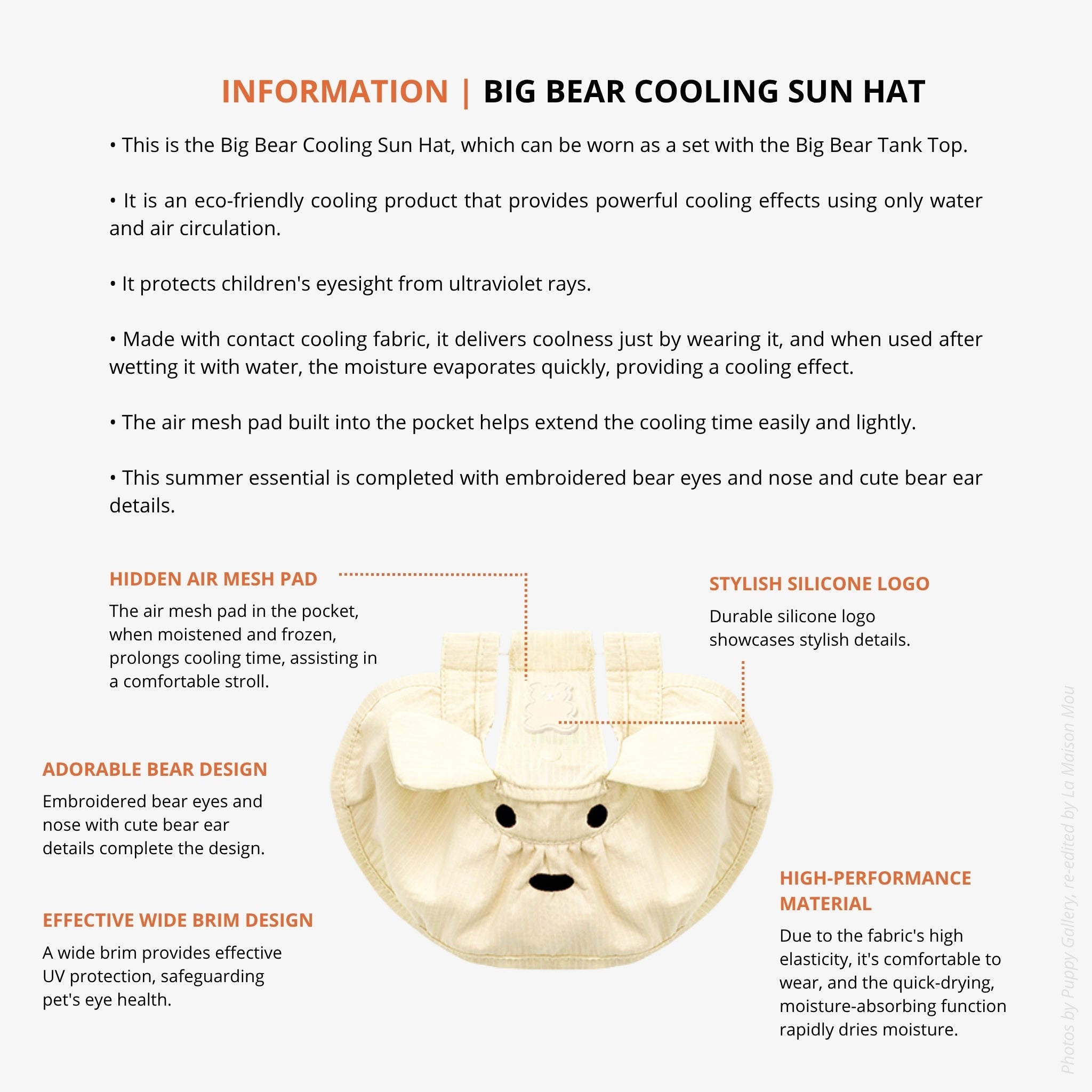 Dog Cooling Sun Hat – Big Bear Lavender - Puppy Gallery - La Maison Mou
