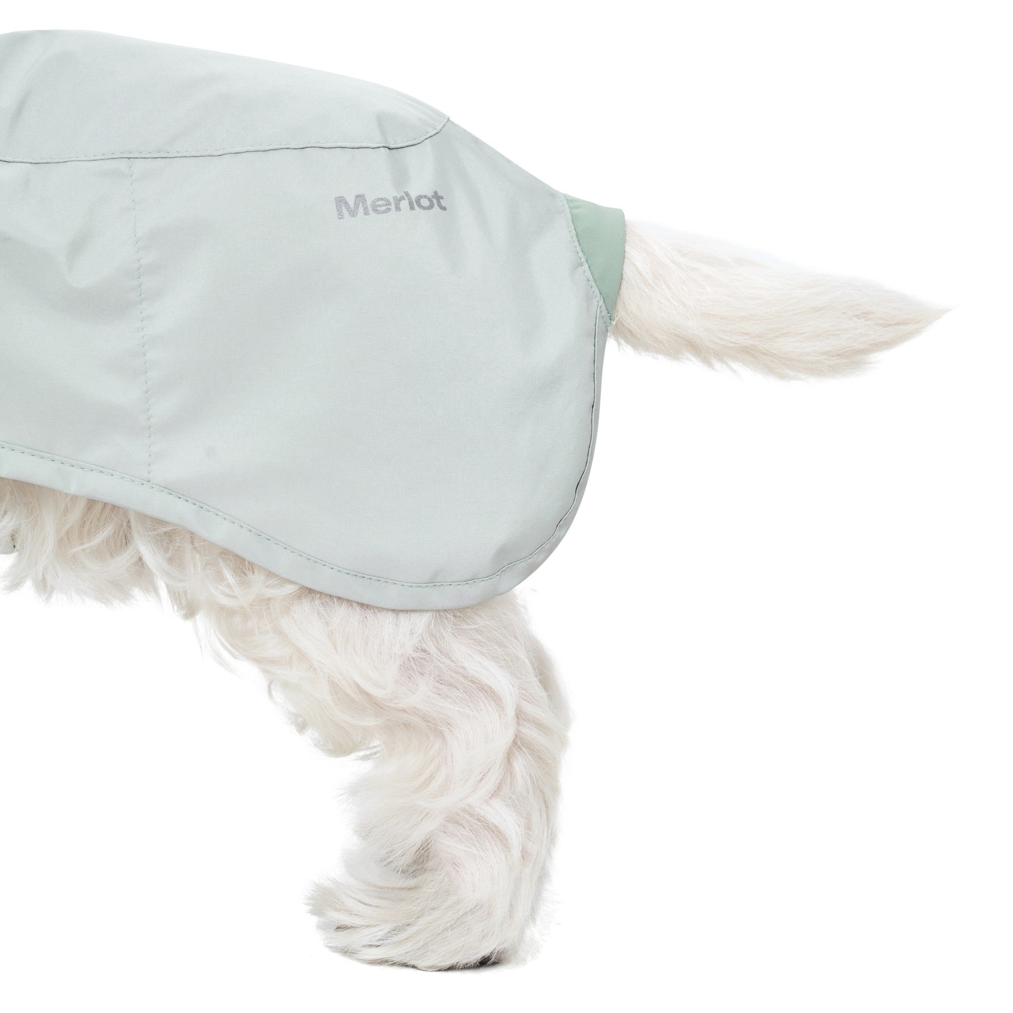 Dog Raincoat - Ain™ Coat Lime Stone - Merlot - La Maison Mou