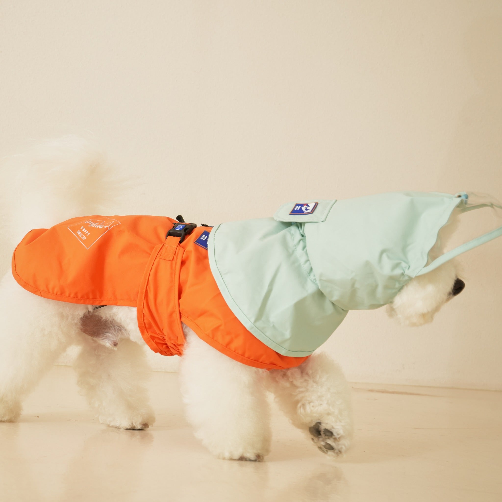 Dog Raincoat – All Weather Water Shield Poncho - Puppy Gallery - La Maison Mou