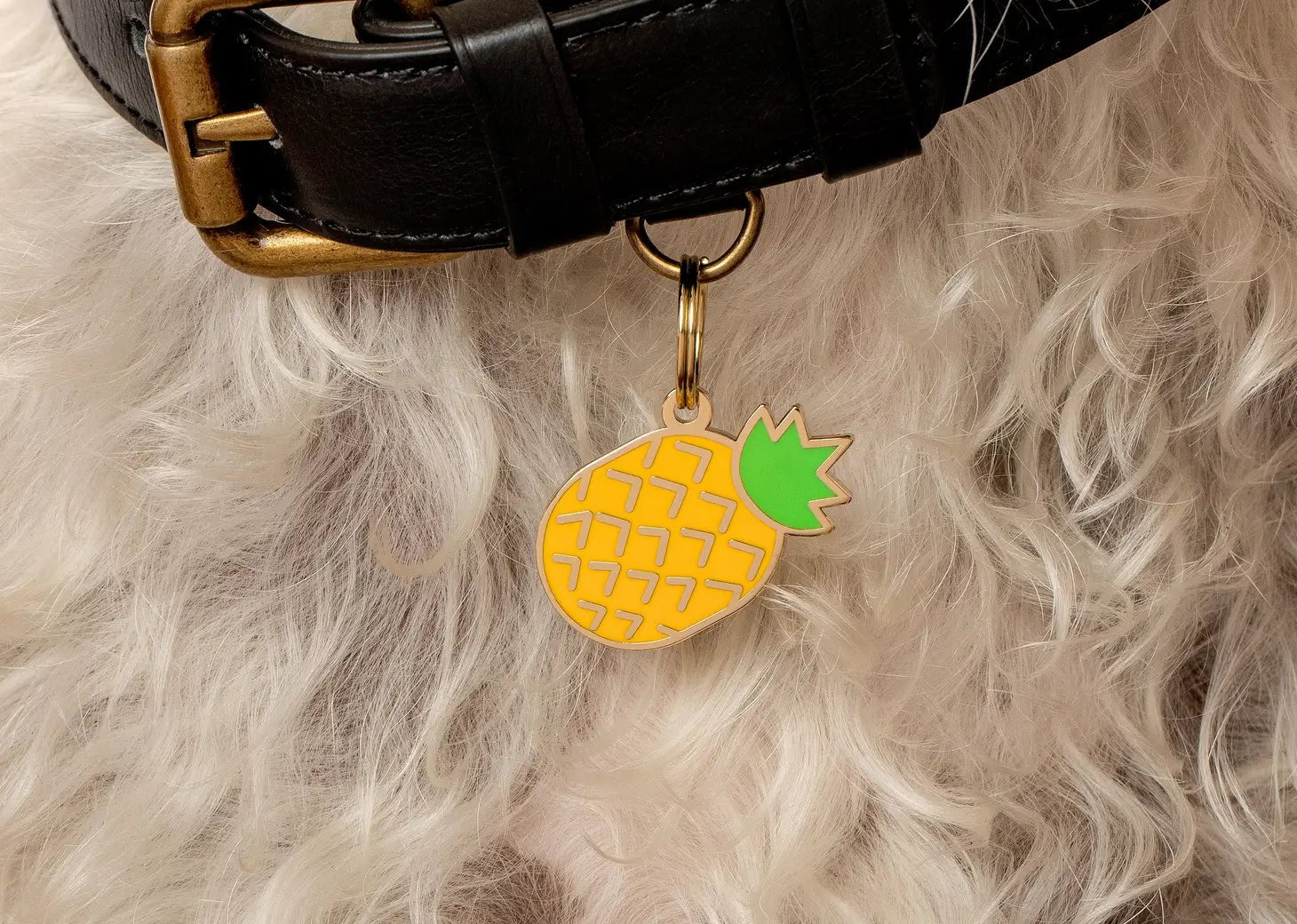 Dog Tag - Pineapple - Two Tails - La Maison Mou
