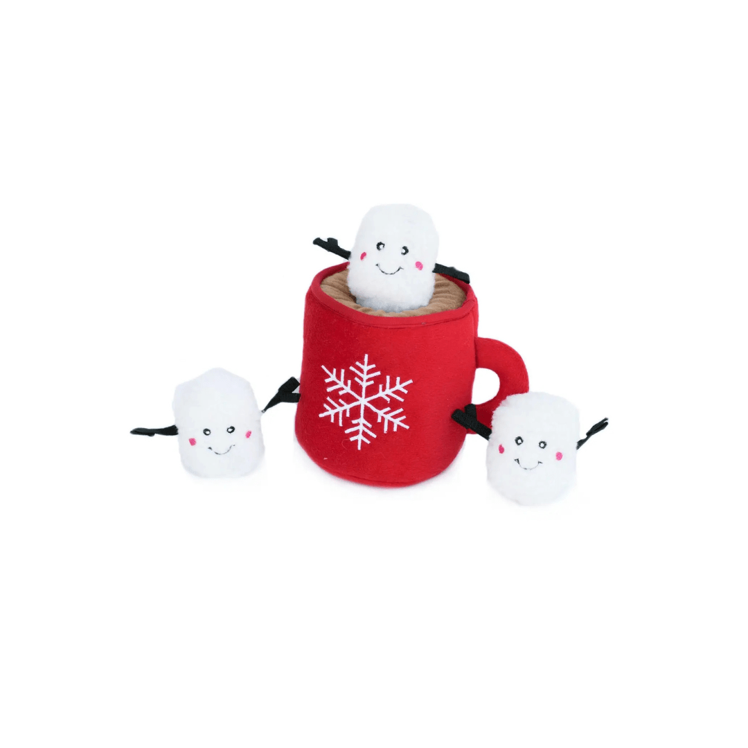 Dog Toy - Hot Cocoa Holiday Burrow™ - ZippyPaws - La Maison Mou