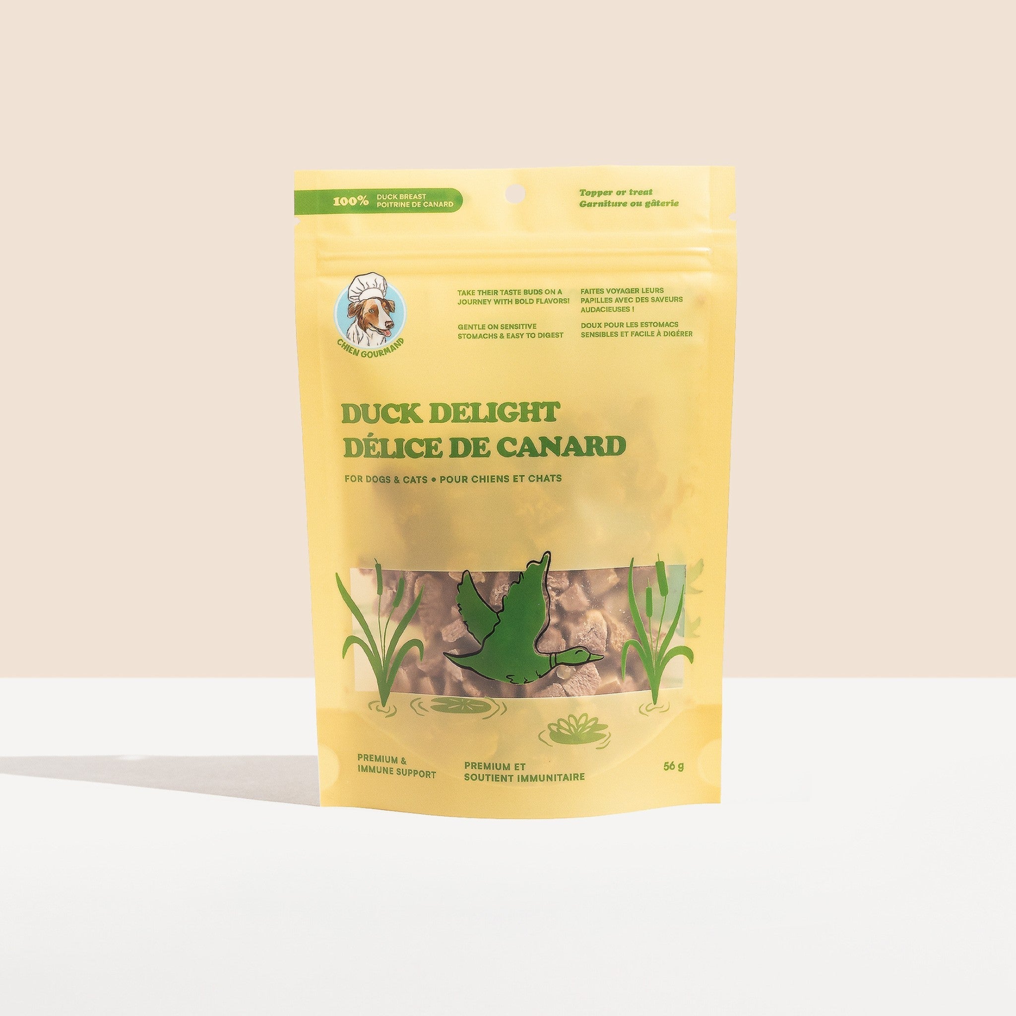 Dog Treats - Freeze Dried Duck Breast - Chien Gourmand - La Maison Mou