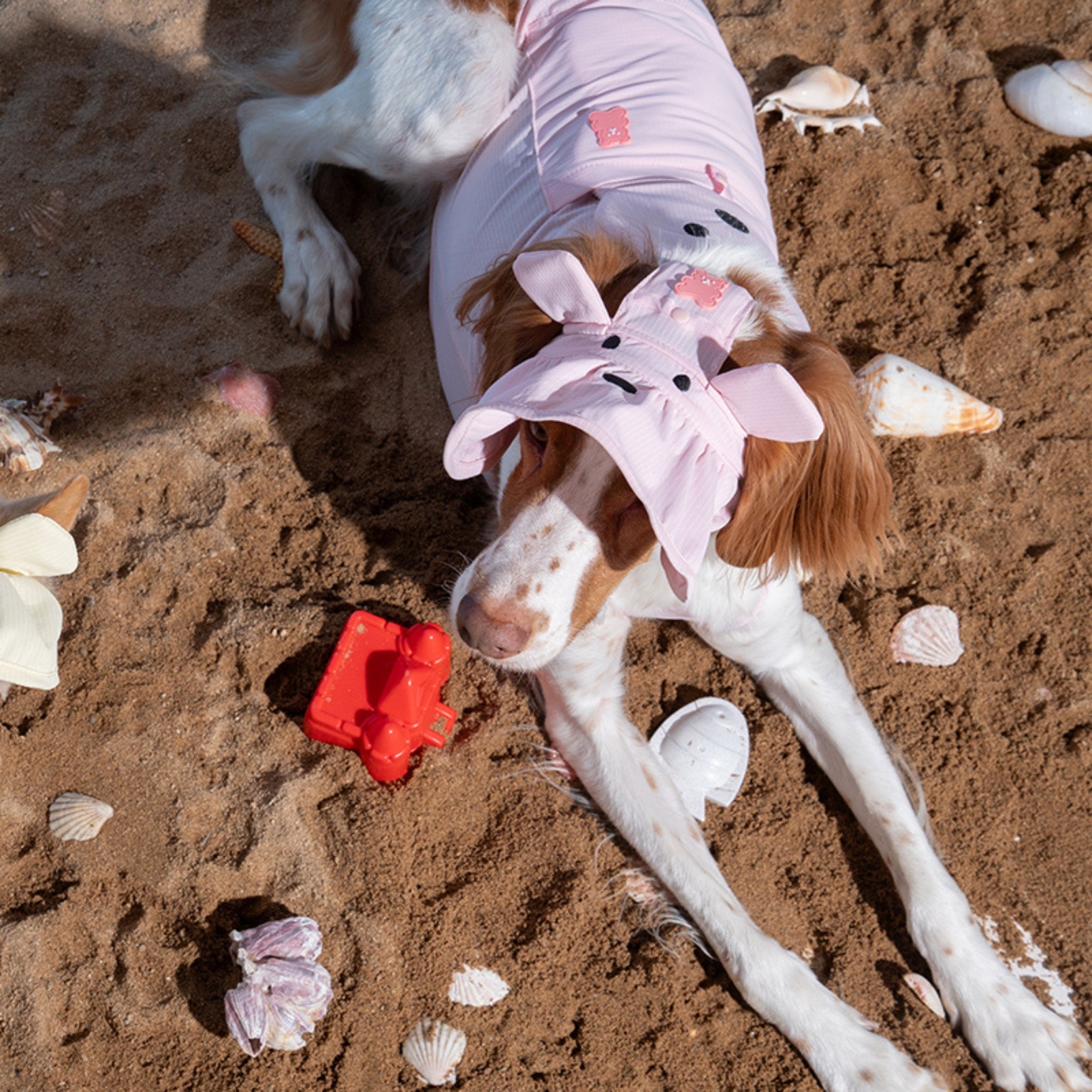 Dog Cooling Sun Hat – Big Bear Baby Pink
