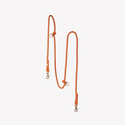 Dog Leash - Hands Free Braided Rope Terracotta