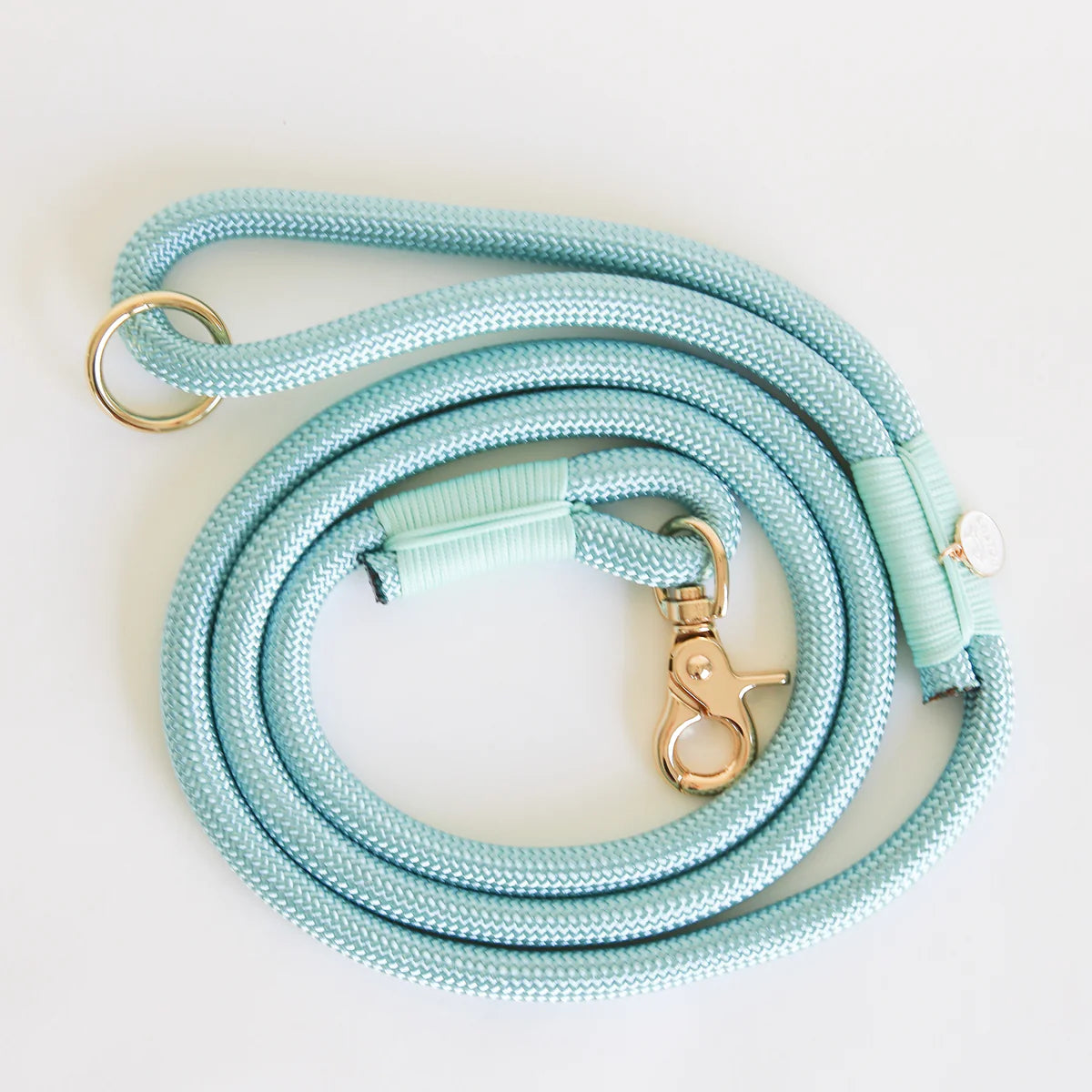 Aqua - Braided Rope Leash For Dogs