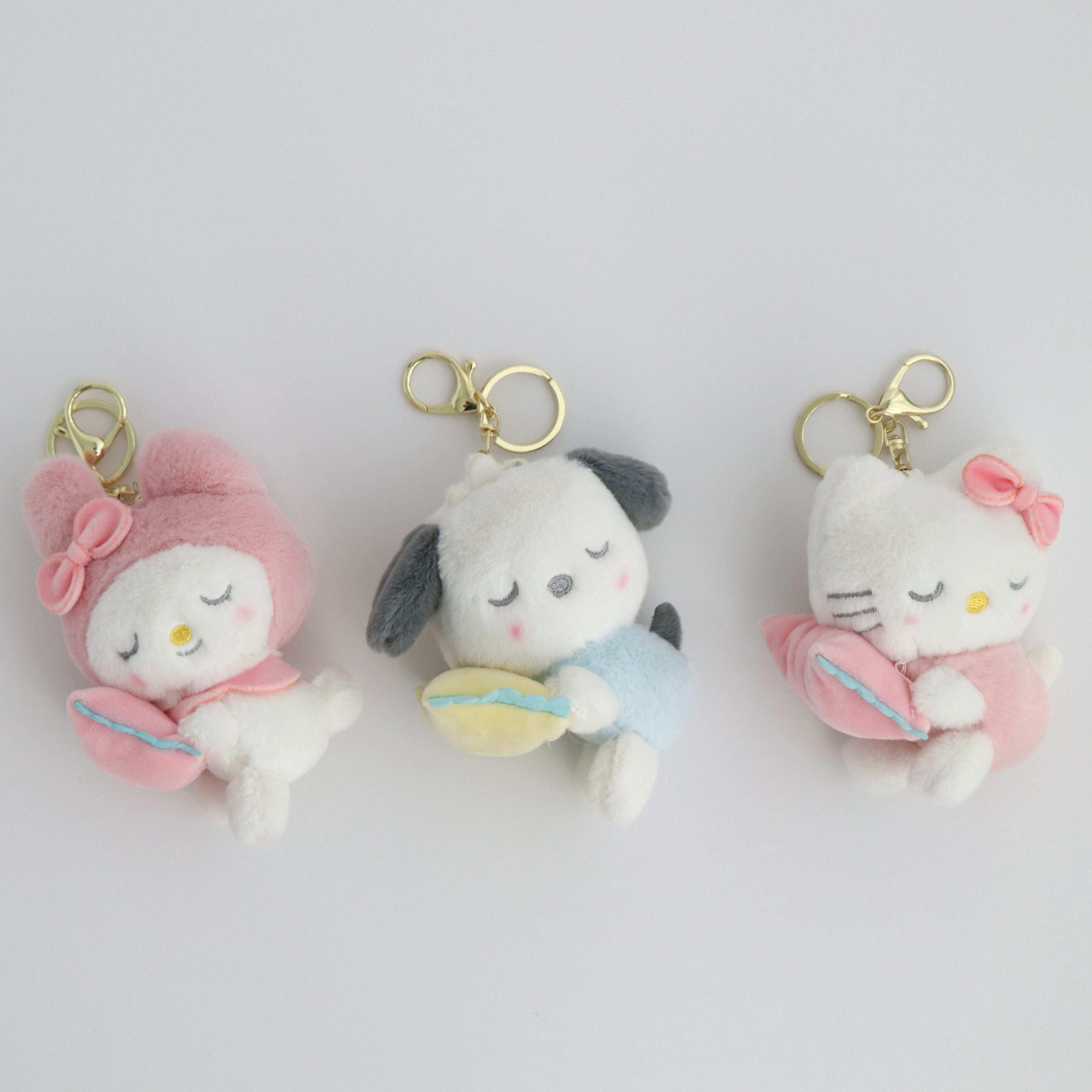 Hello Kitty Endormie - Porte-Clés Peluche