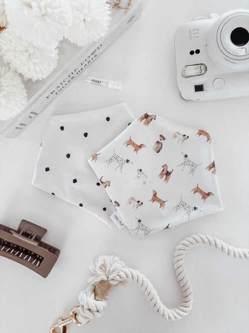 Dog Bandana - Pups X Polkas