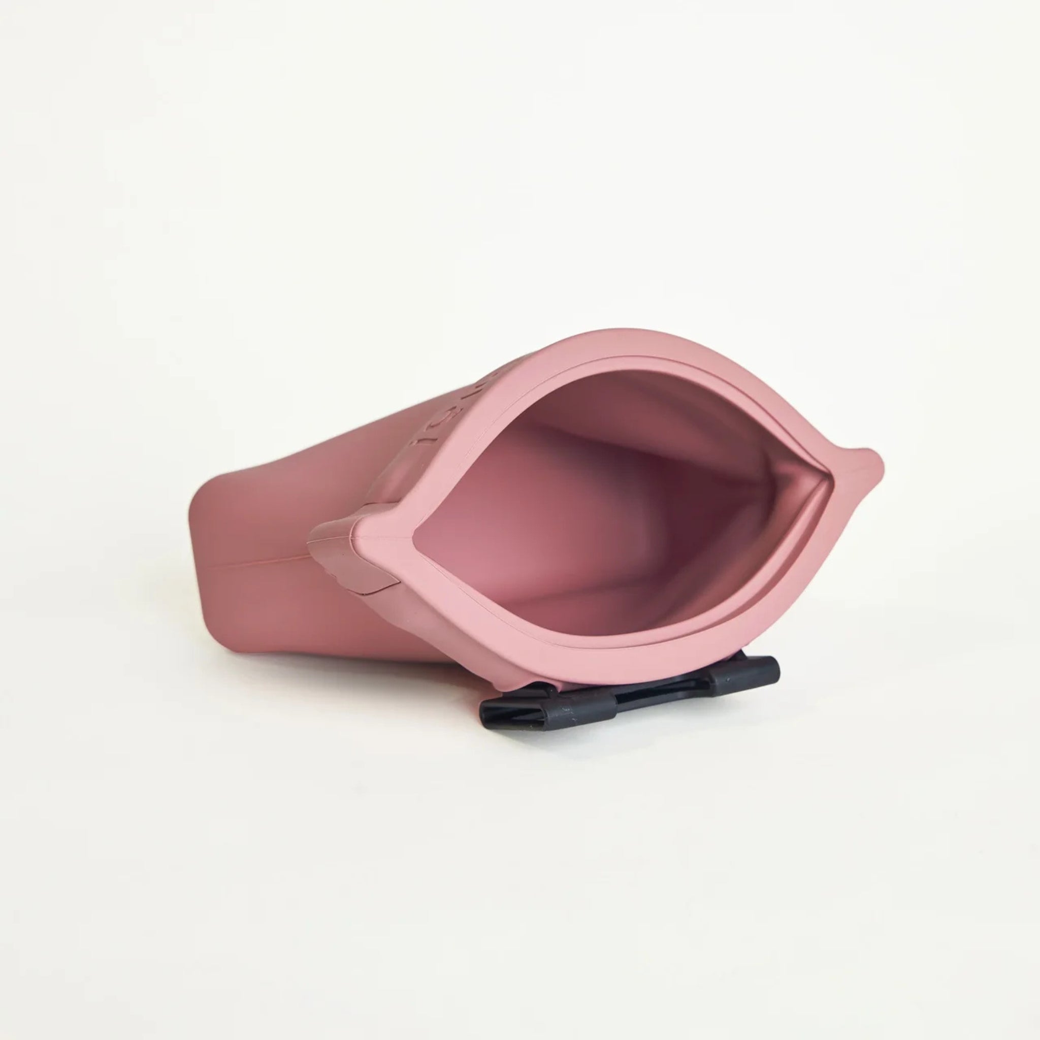 Interior of the VoilaPets Ultimate Treat Pouch The Standard in Dusty Rose