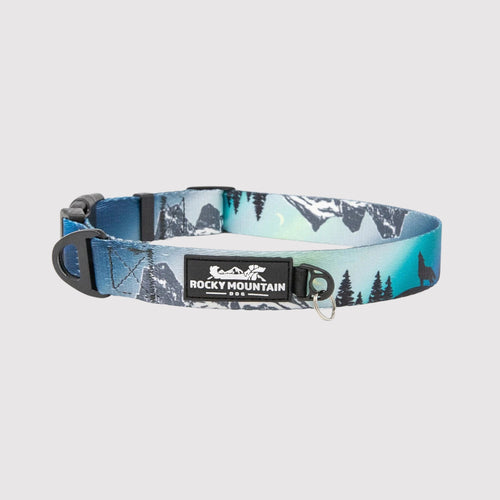 Dog Collar - Canmore All Mountain Northern Lights