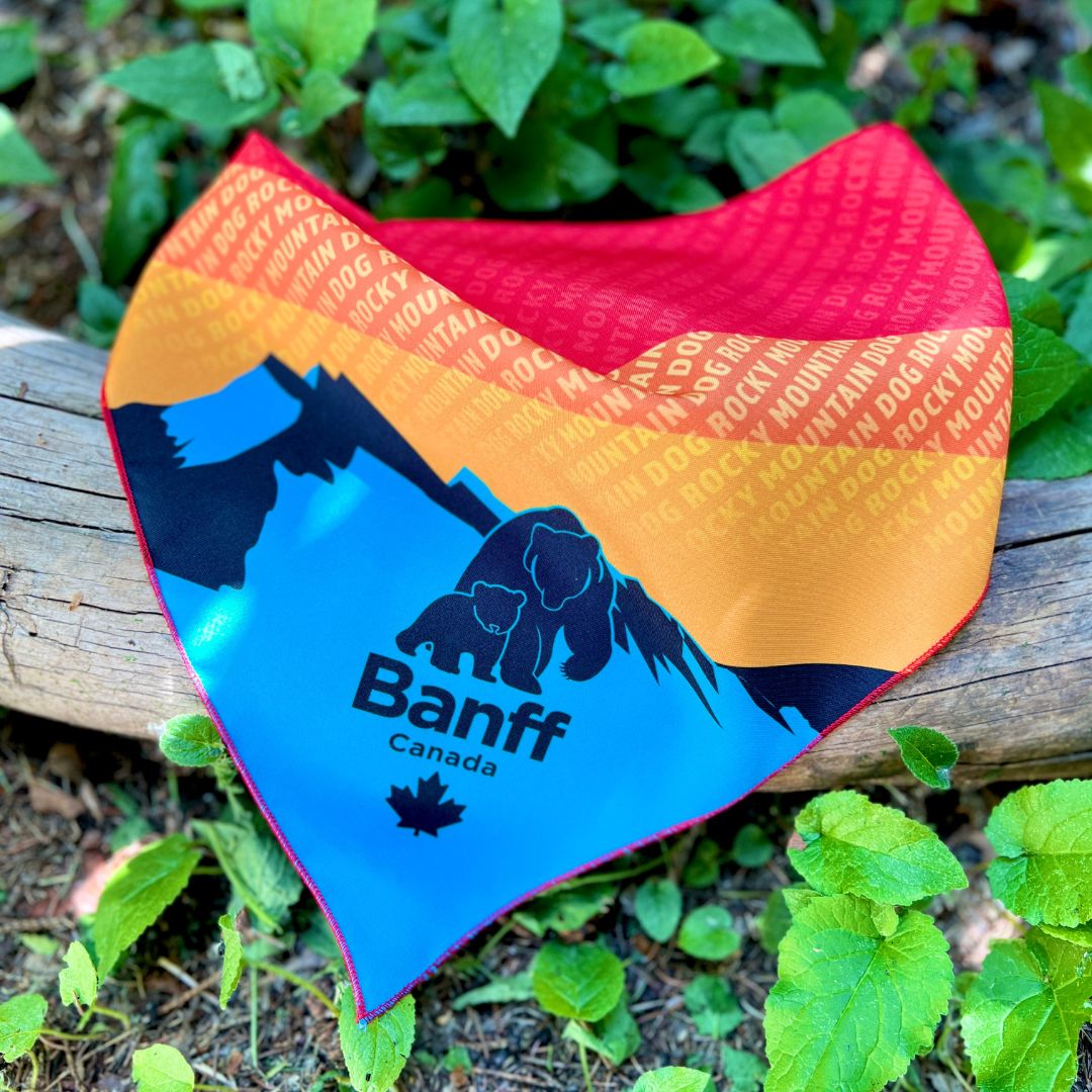 Dog Bandana - Banff - Rocky Mountain Dog - La Maison Mou