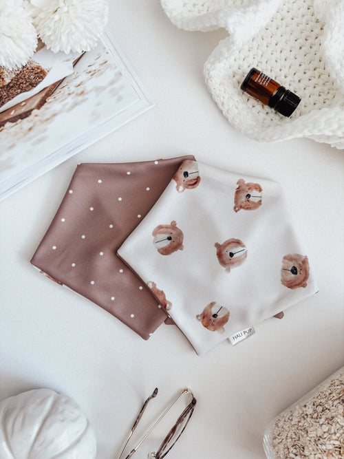 Bandana Pour Chien – Boho Bears Pois Réversibles