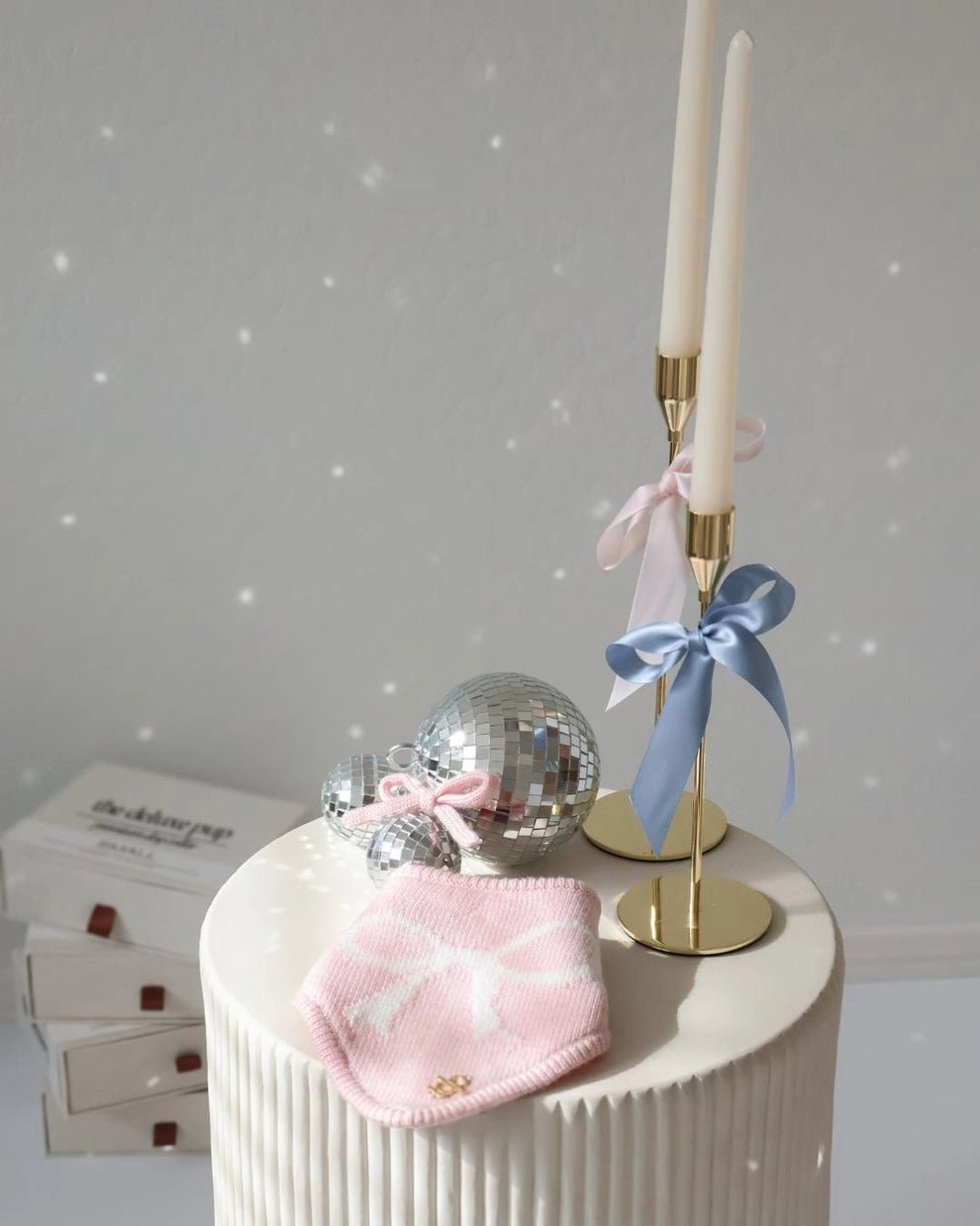 Dog Bandana - The Forever Tied Blush - The Deluxe Pup - La Maison Mou