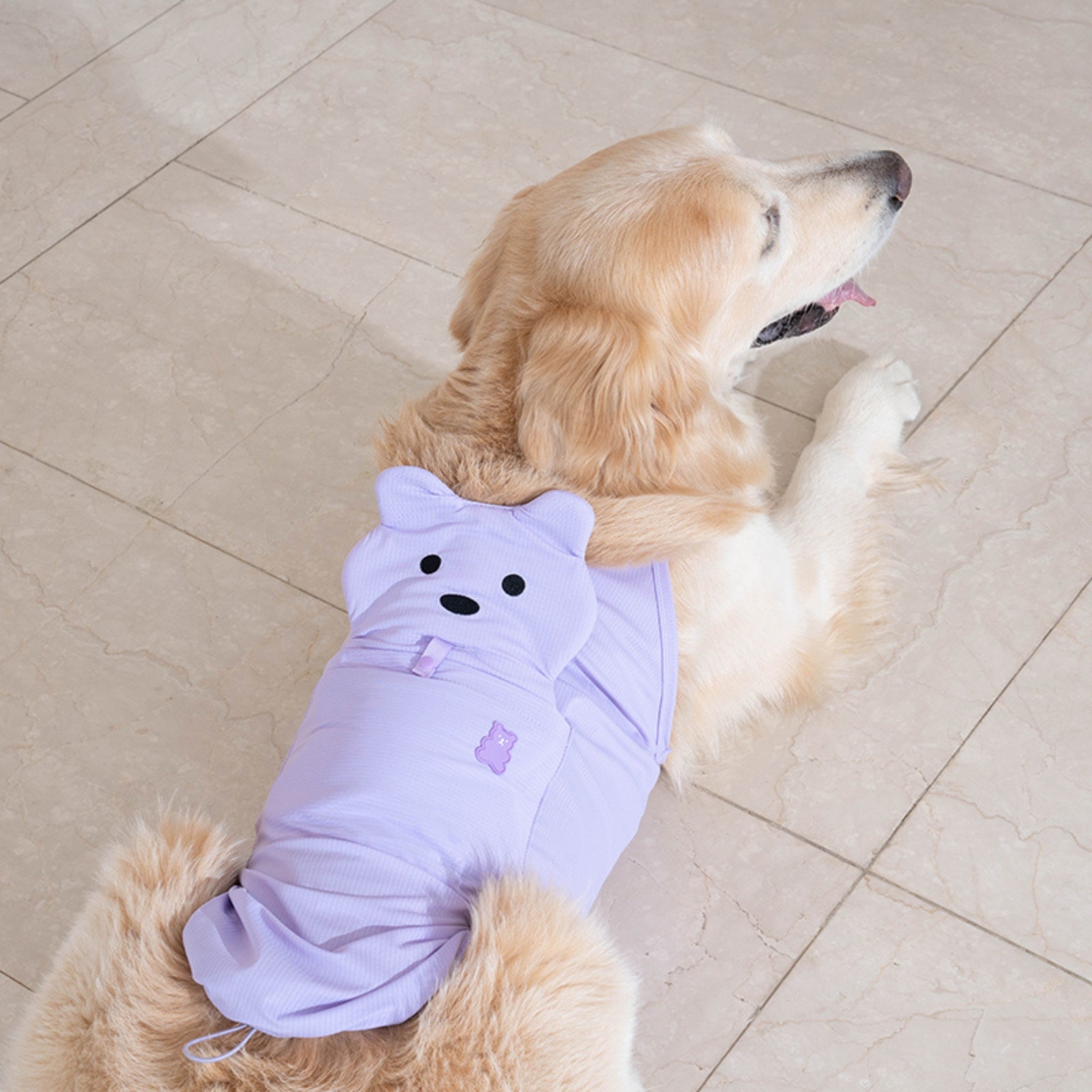 Dog Cooling Tank Top – Big Bear Lavender - Puppy Gallery - La Maison Mou