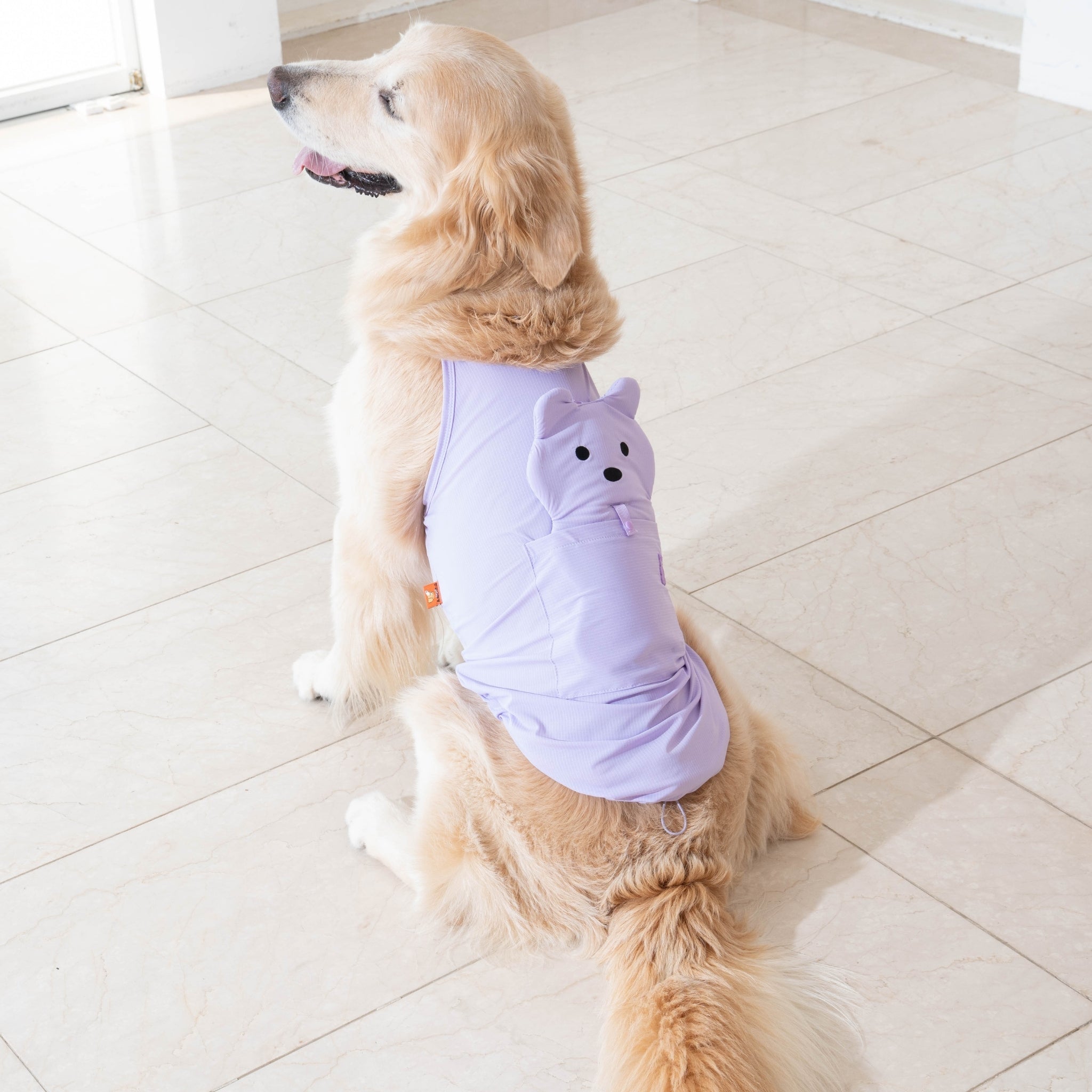 Dog Cooling Tank Top – Big Bear Lavender - Puppy Gallery - La Maison Mou