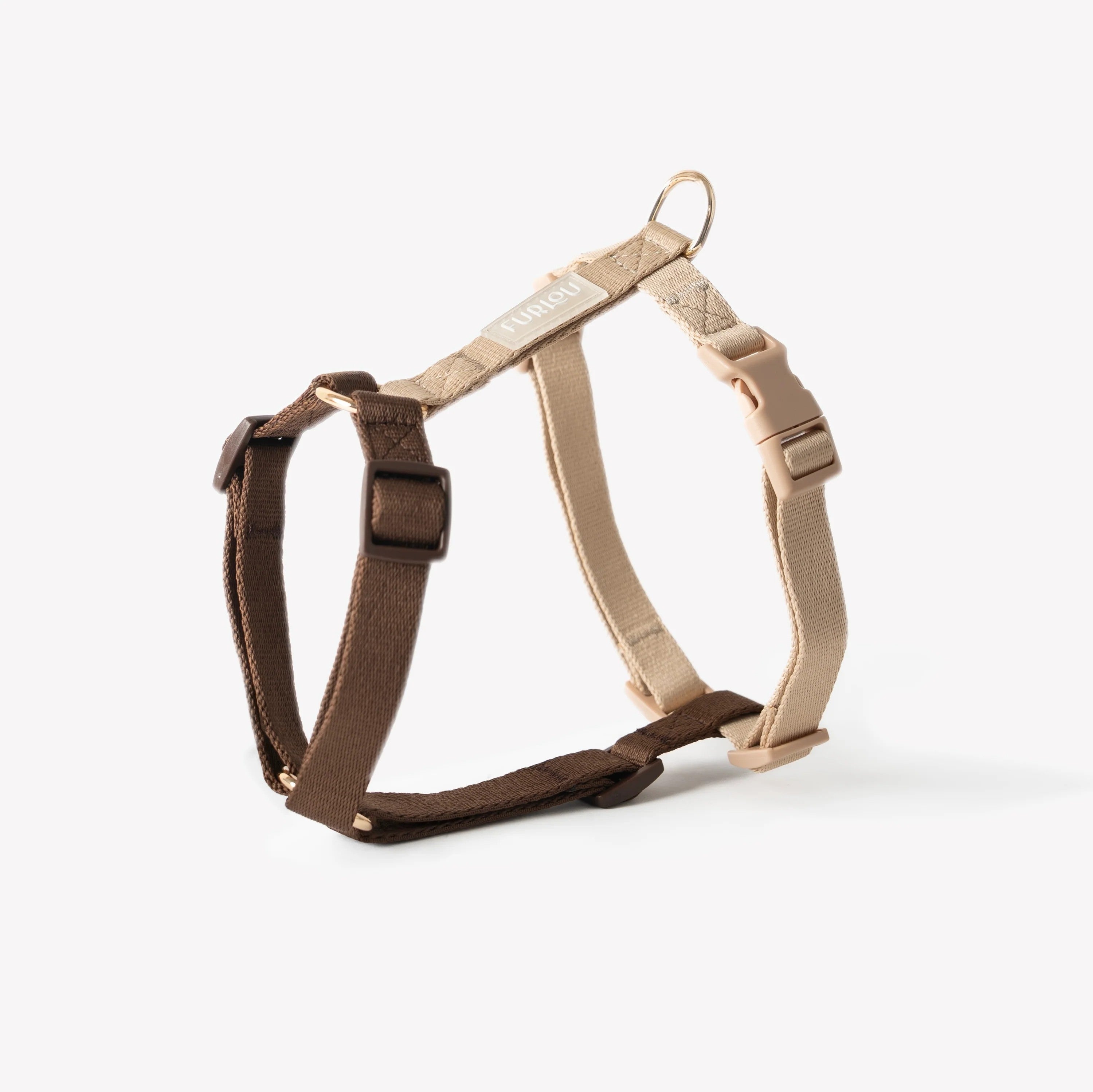 Dog Harness - Brown And Tan - Furlou - La Maison Mou