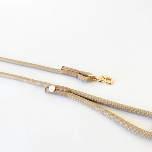 Dog Leash - Braided Rope Tan