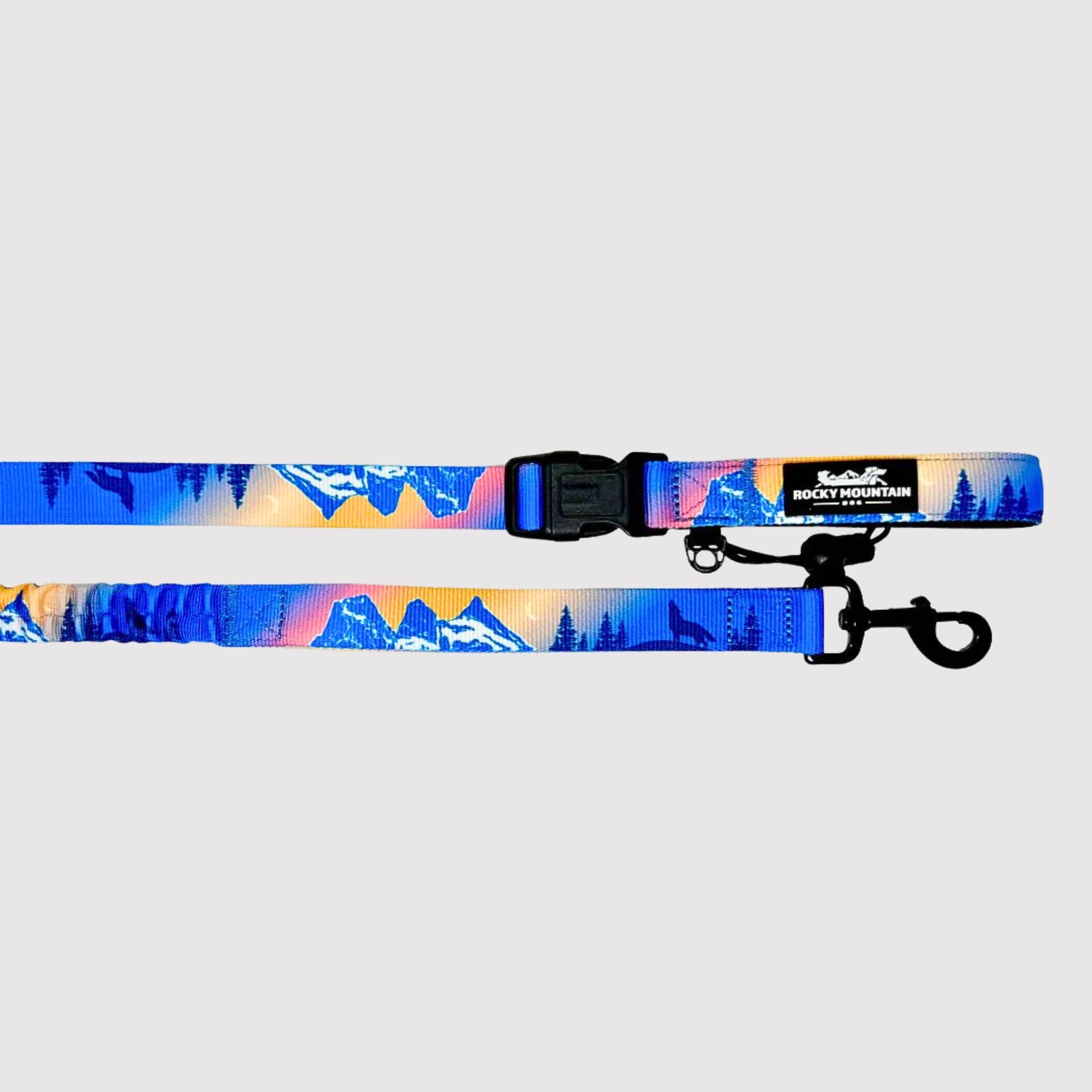 Dog Leash - Canmore All Mountain Sunrise - Rocky Mountain Dog - La Maison Mou