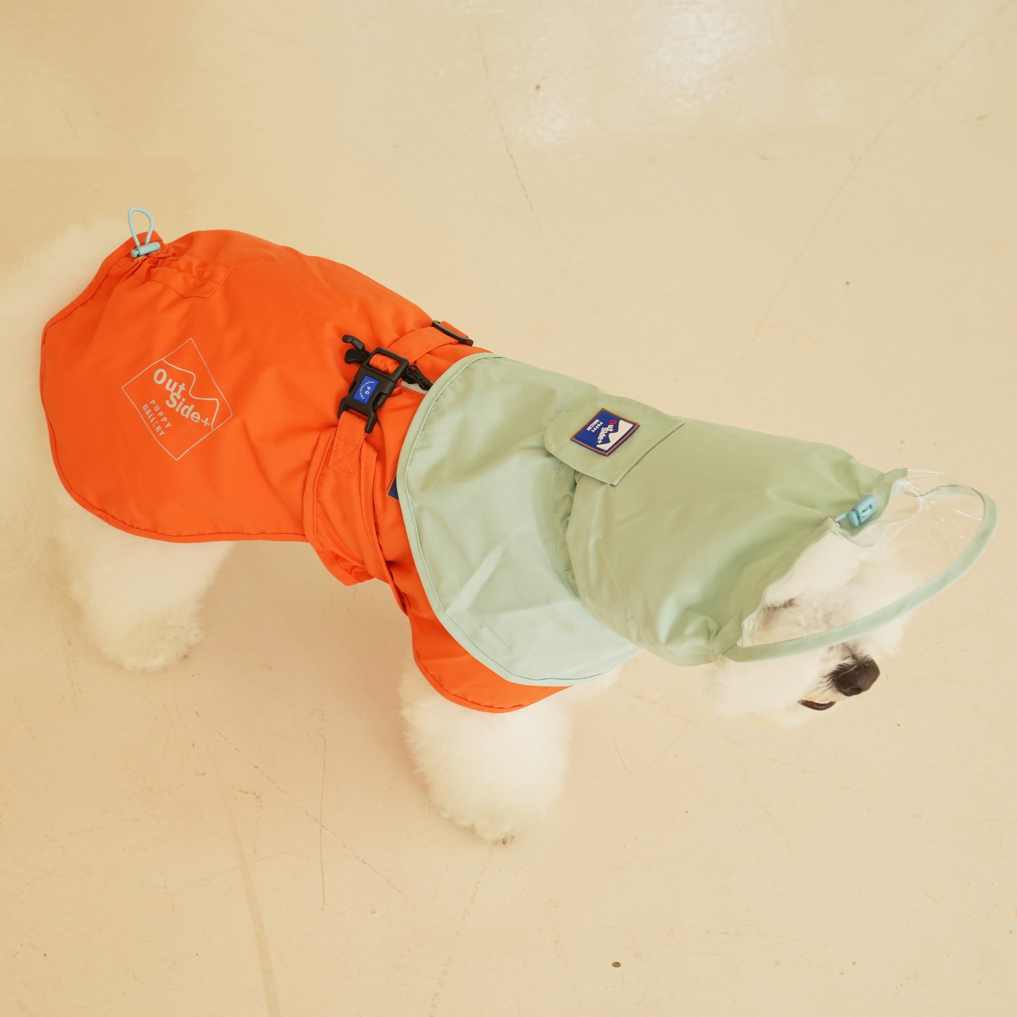 Dog Raincoat – All Weather Water Shield Poncho - Puppy Gallery - La Maison Mou