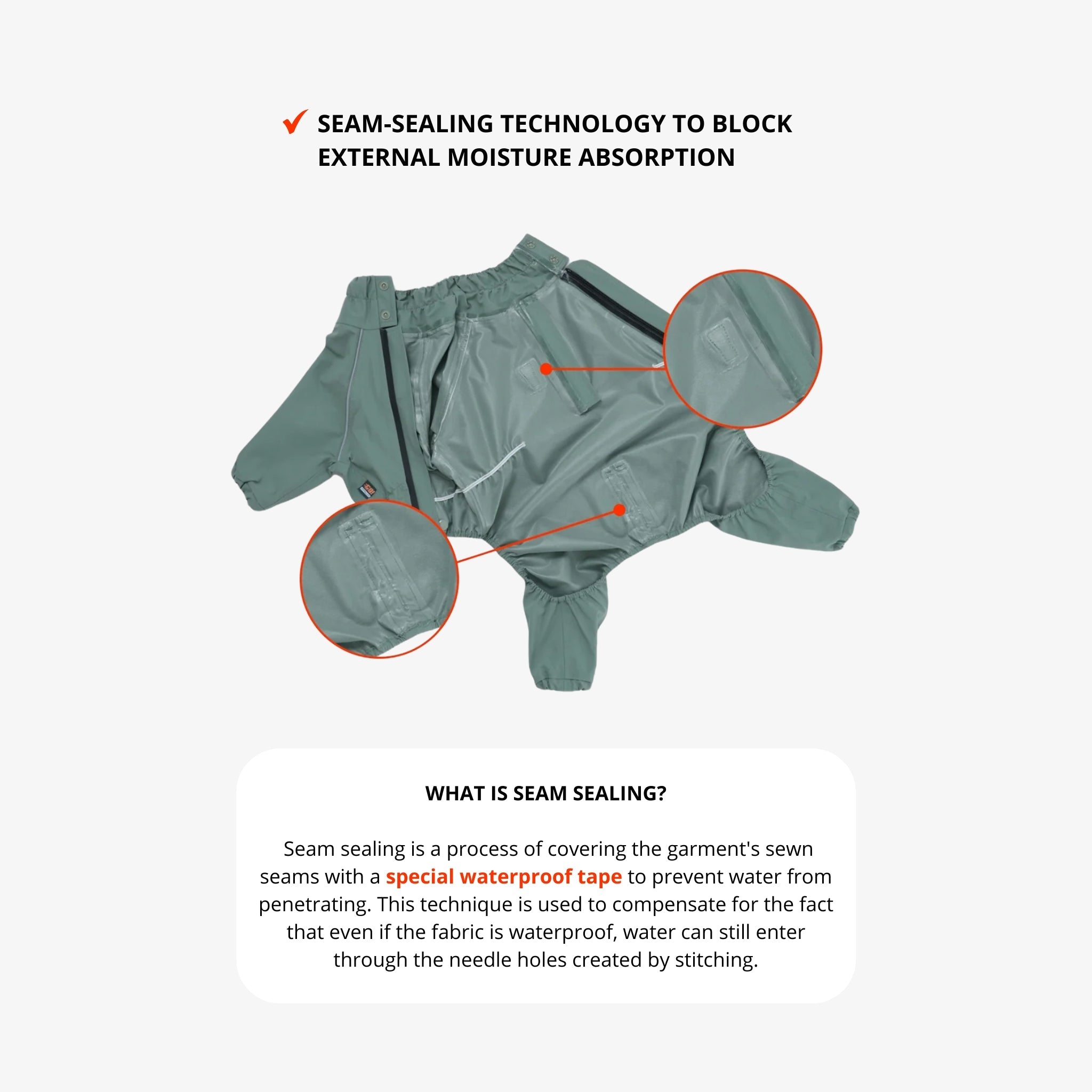 Dog Raincoat – Waterproof Go Pro Rainsuit Lavender - Puppy Gallery - La Maison Mou