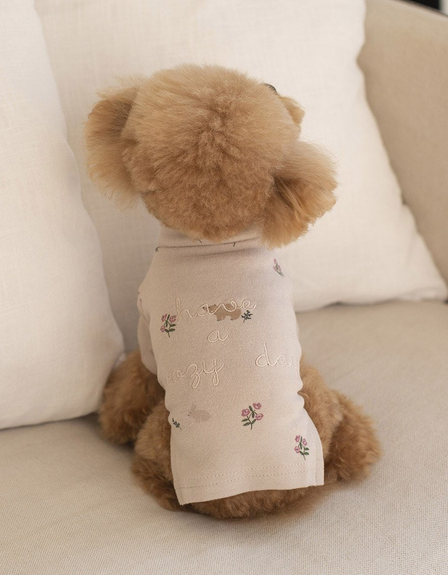 Dog T-Shirt - Have a Cozy Day Cocoa - Opaaap - La Maison Mou
