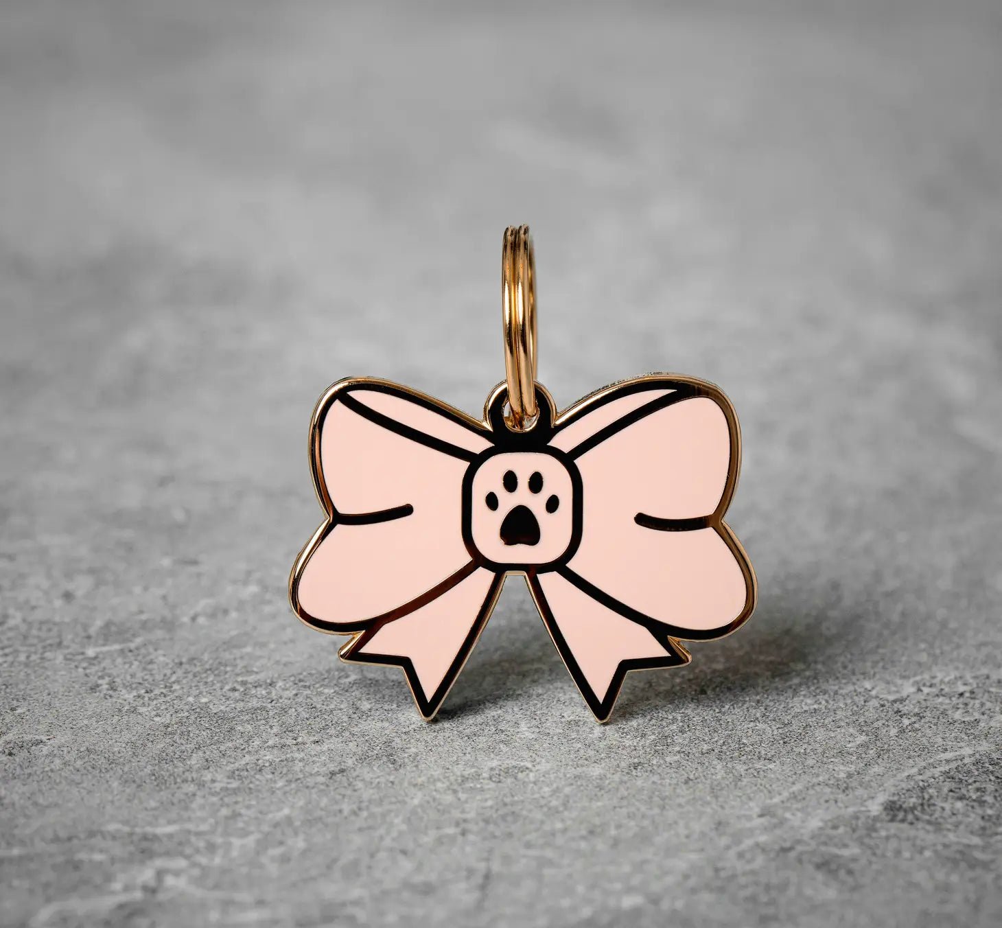 Dog Tag - Bow - Two Tails - La Maison Mou