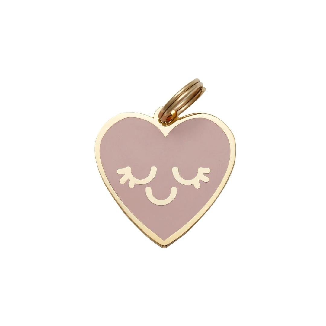 Dog Tag - Smiling Heart - Two Tails - La Maison Mou