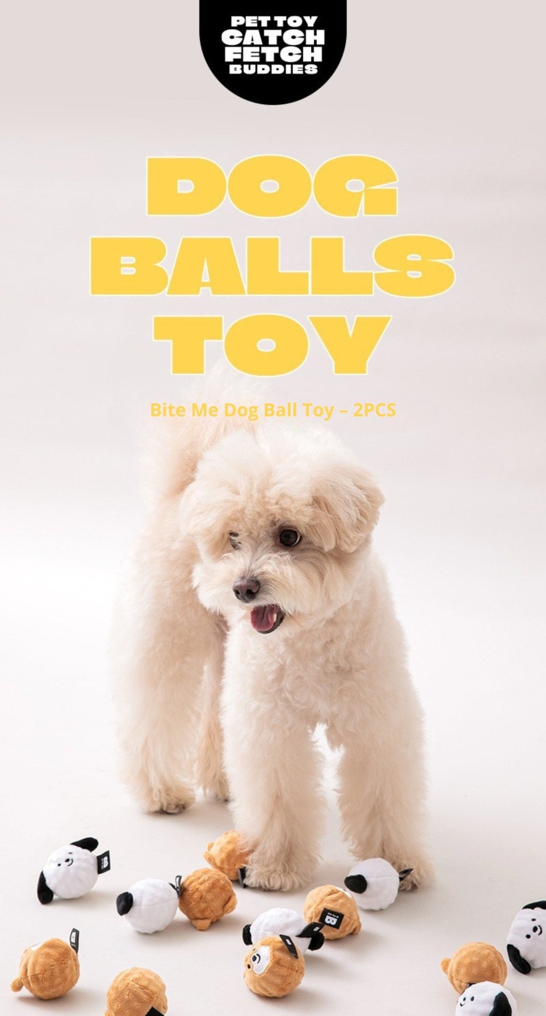 Dog Toy - Balls (Set of 2) - Bite Me - La Maison Mou
