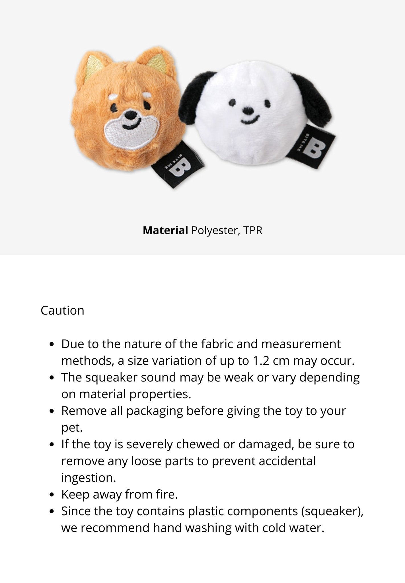 Dog Toy - Balls (Set of 2) - Bite Me - La Maison Mou