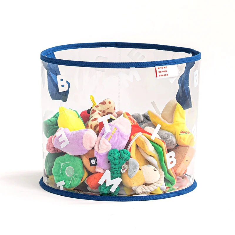 Dog Toy Basket - Clear Blue - Bite Me - La Maison Mou