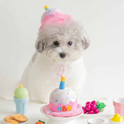 Dog Toy - Birthday Party Hat - Bite Me - La Maison Mou