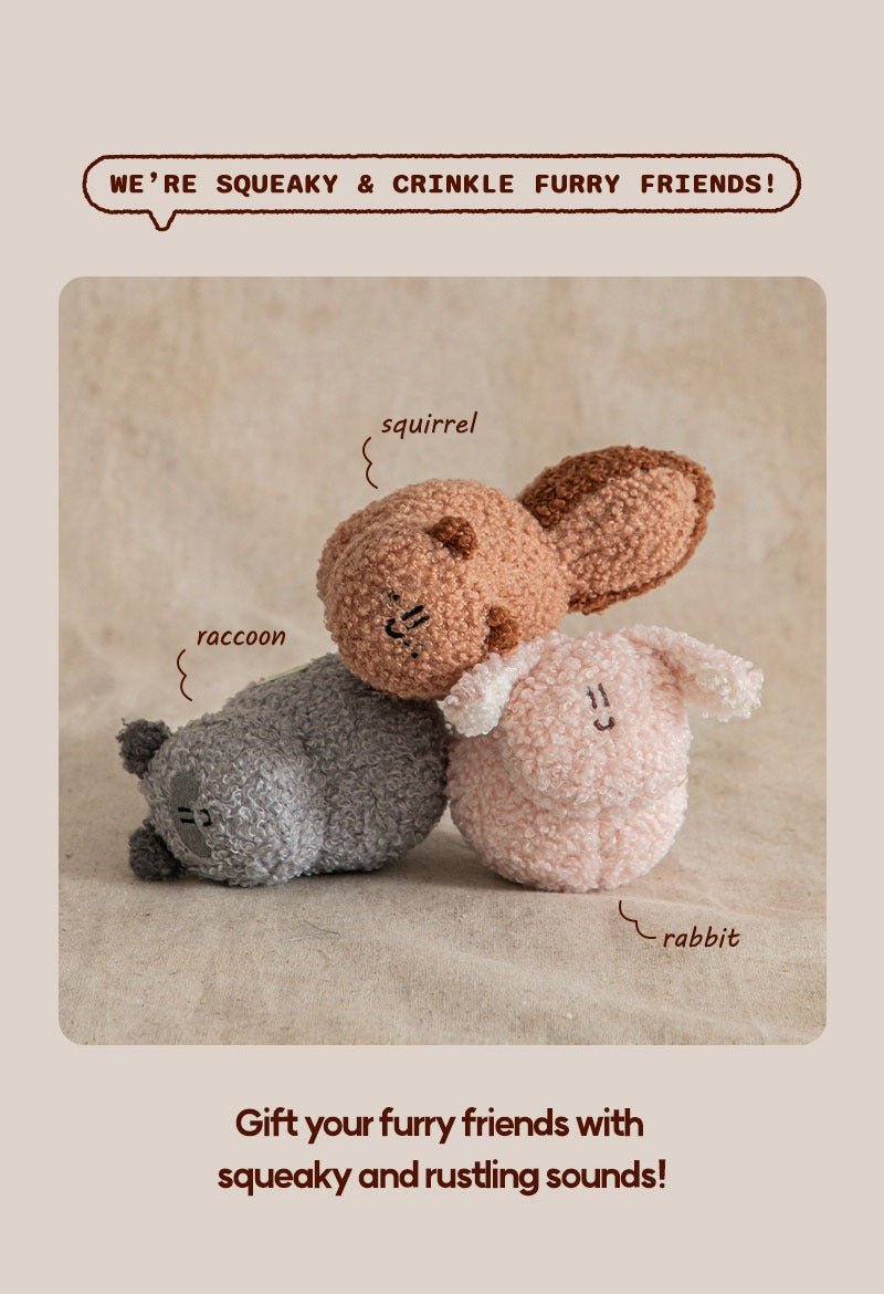Dog Toy - BonBon Freen Furry Friends (3 Options) - Bite Me - La Maison Mou