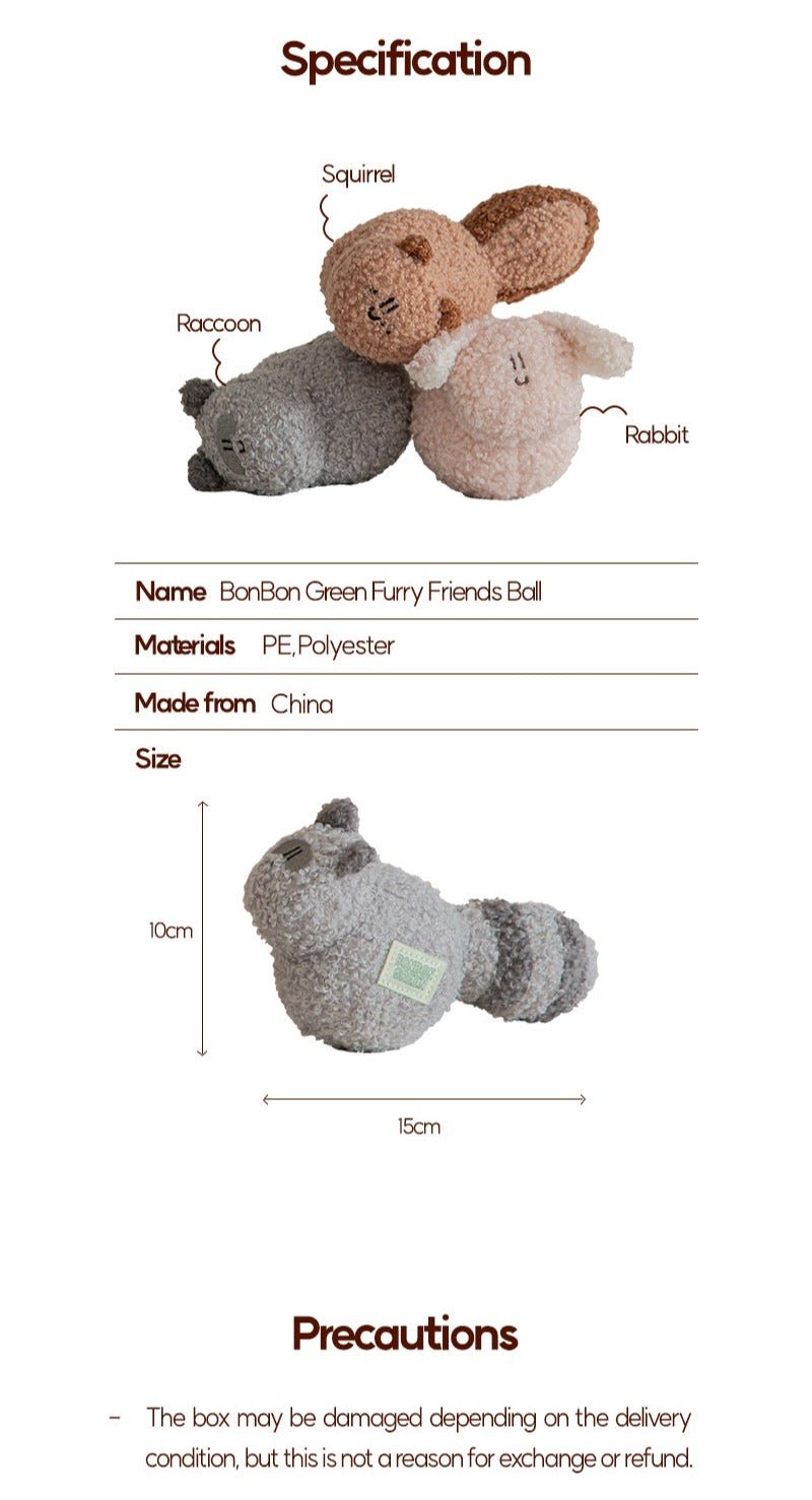 Dog Toy - BonBon Freen Furry Friends (3 Options) - Bite Me - La Maison Mou