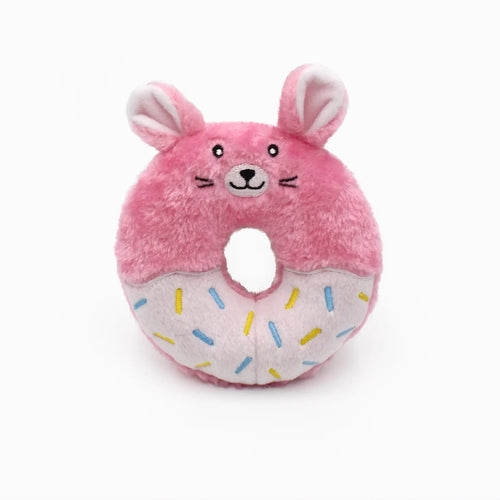 Dog Toy Donutz Buddies Bunny