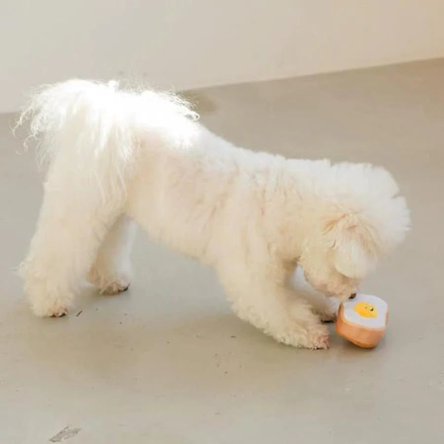 Dog Toy - Egg Bun - Bite Me - La Maison Mou