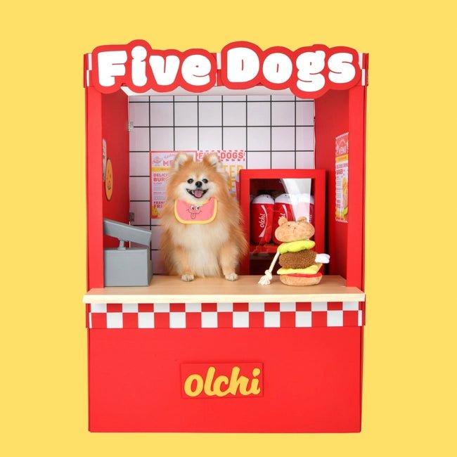 Dog Toy - Fivedogs Burger - Olchi - La Maison Mou