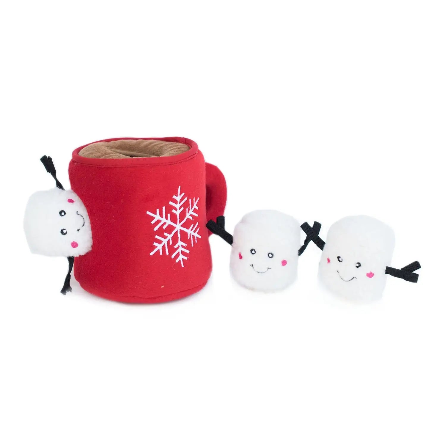 Dog Toy - Hot Cocoa Holiday Burrow™ - ZippyPaws - La Maison Mou