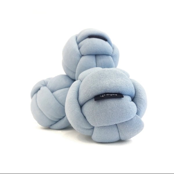 Dog Toy - Knitting Ball - Light Blue - Dingdog - La Maison Mou