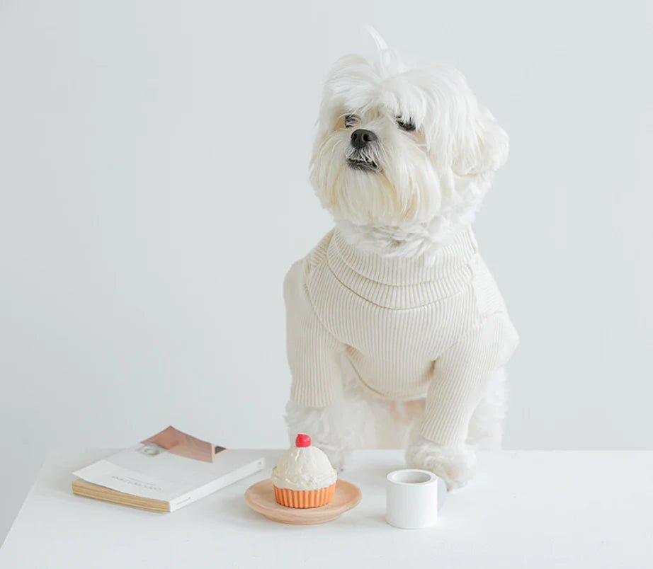 Dog Toy - Latex Cherry Muffin - Bite Me - La Maison Mou