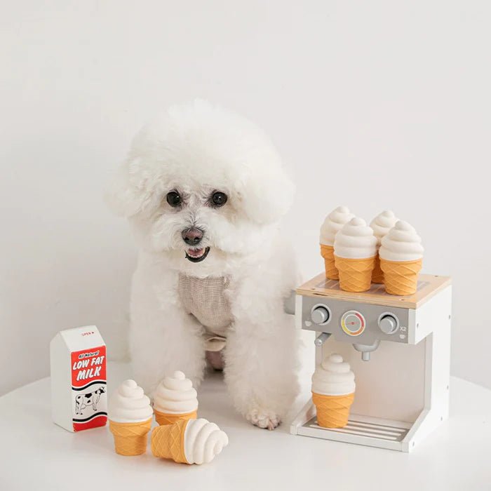 Dog Toy - Latex Soft Ice Cream - Bite Me - La Maison Mou