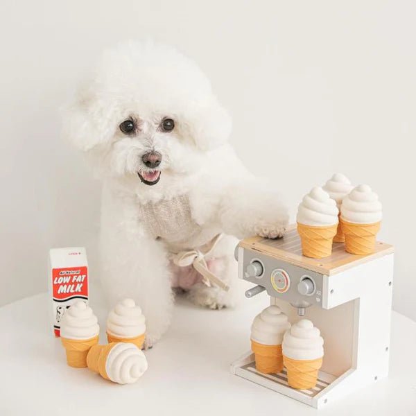 Dog Toy - Latex Soft Ice Cream - Bite Me - La Maison Mou