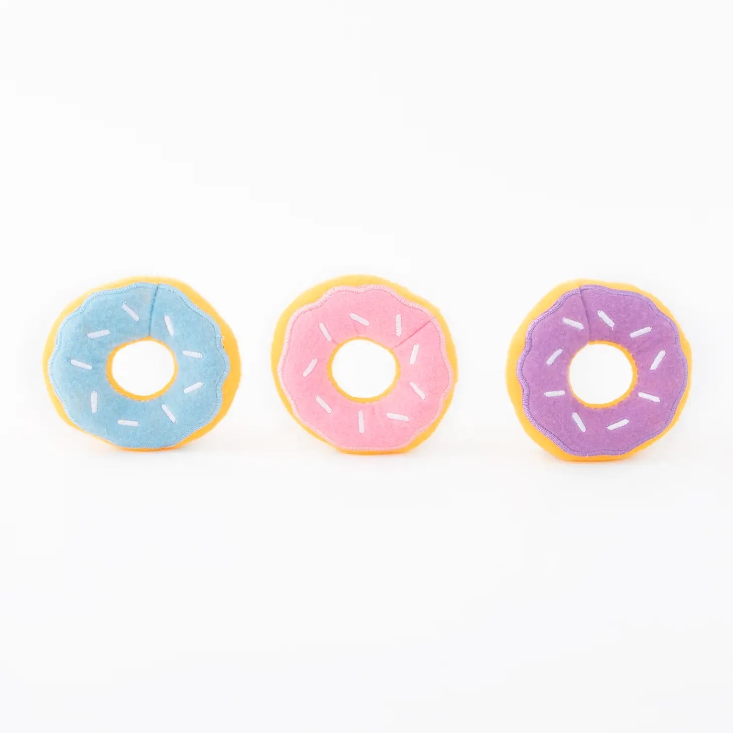 Dog Toy - Miniz 3 - Pack Donutz - ZippyPaws - La Maison Mou