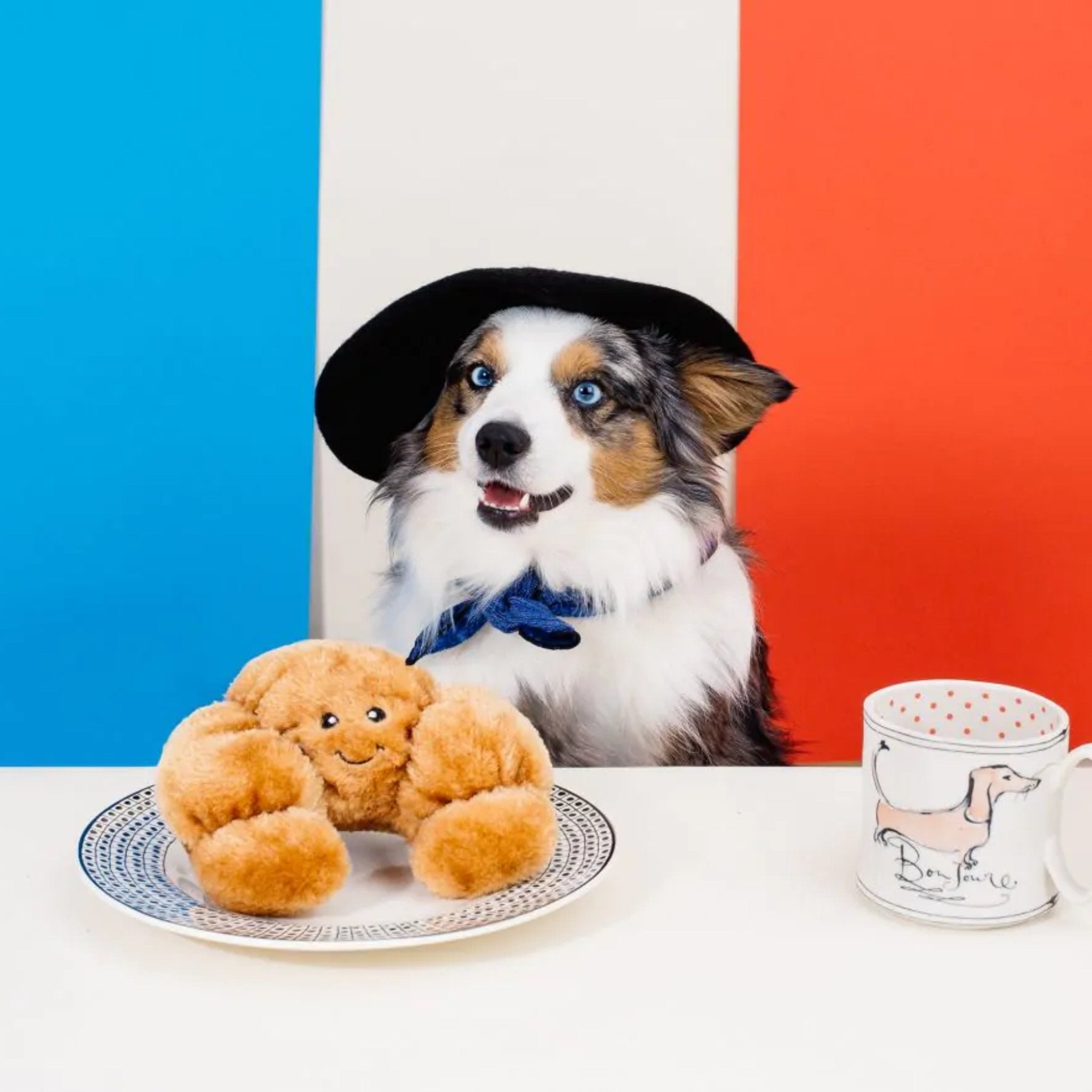 Dog Toy - NomNomz Croissant - ZippyPaws - La Maison Mou
