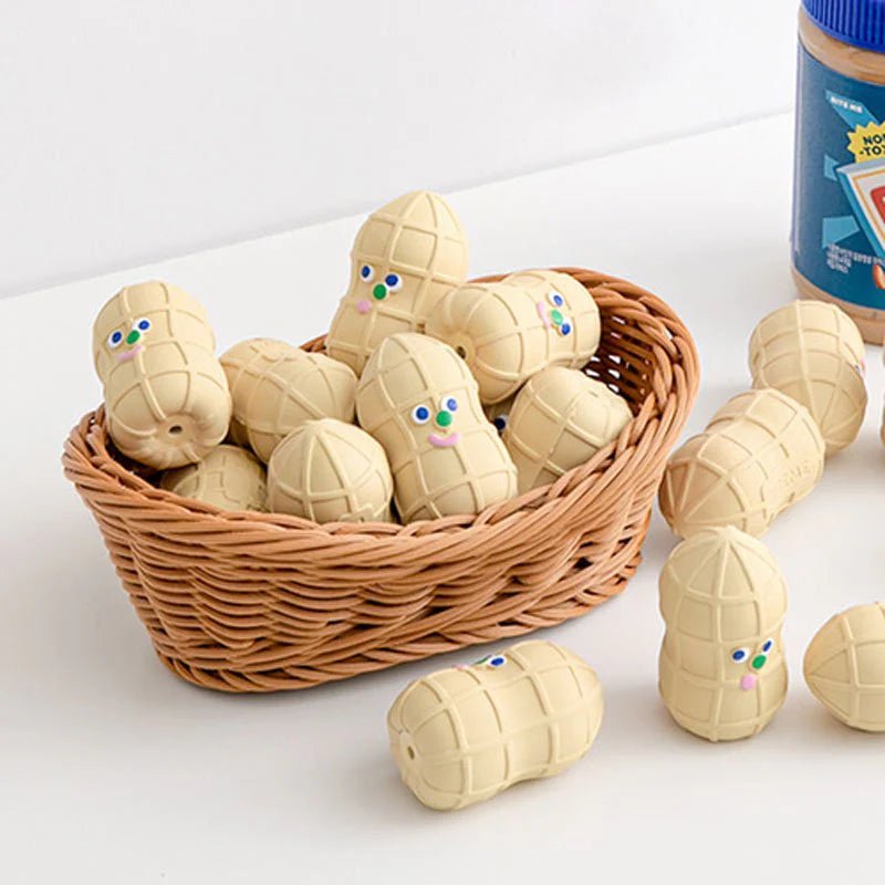 Dog Toy - Peanut Latex (Set of 4) - Bite Me - La Maison Mou