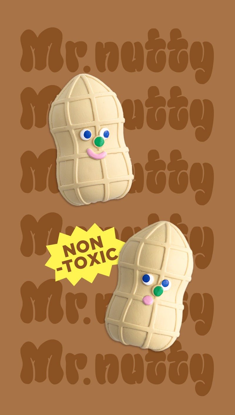 Dog Toy - Peanut Latex (Set of 4) - Bite Me - La Maison Mou