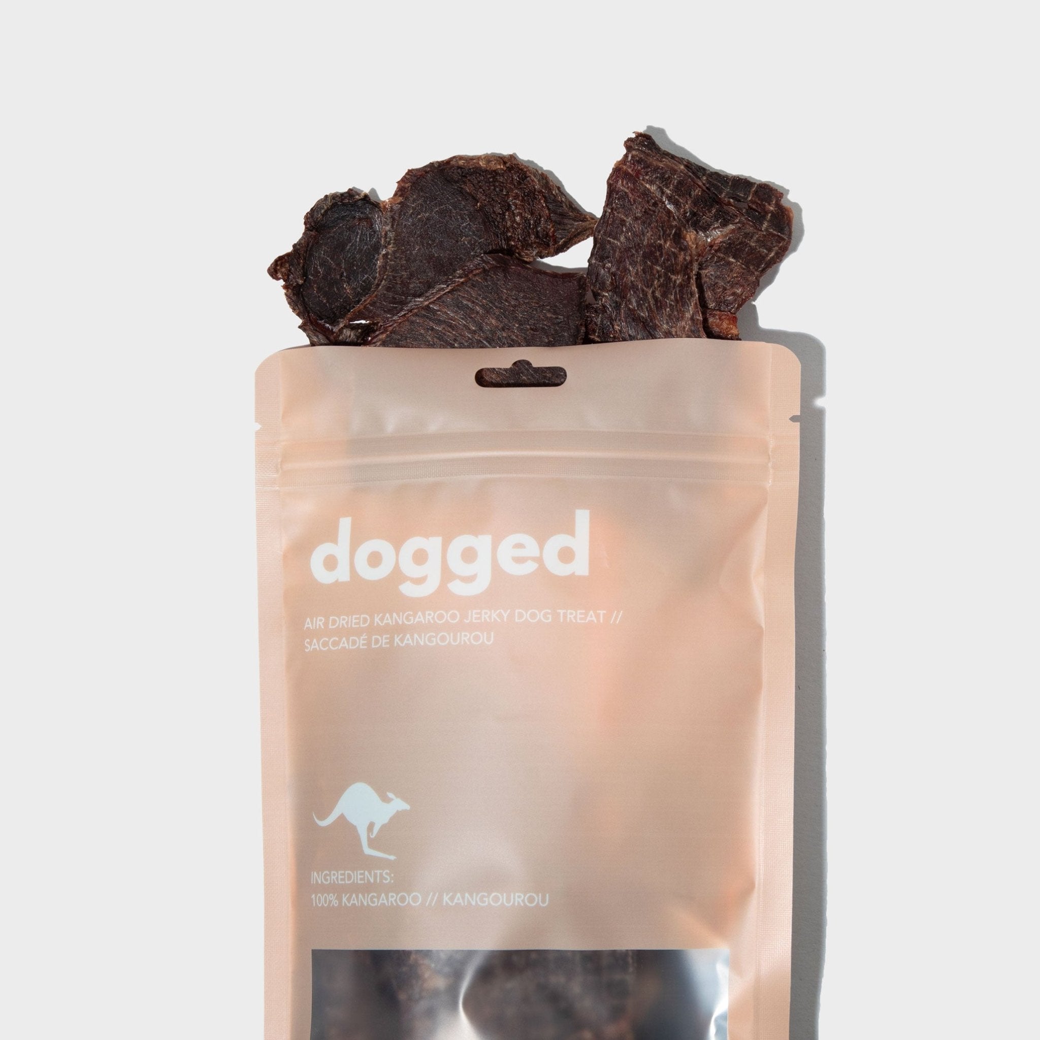 Dog Treats - Air Dried Kangaroo Neck - Dogged - La Maison Mou