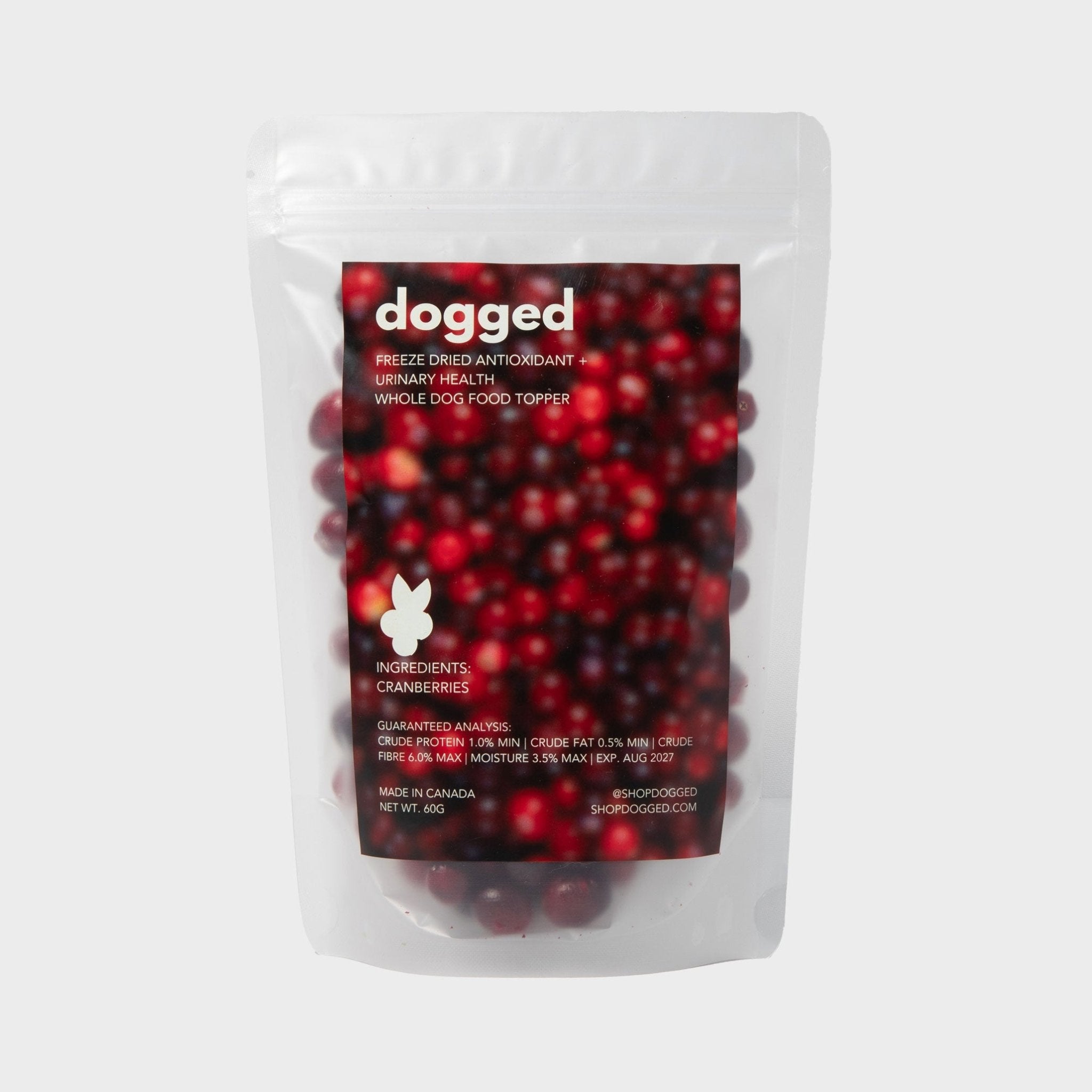 Dog Treats - Freeze Dried Cranberries Topper (Limited Edition) - Dogged - La Maison Mou